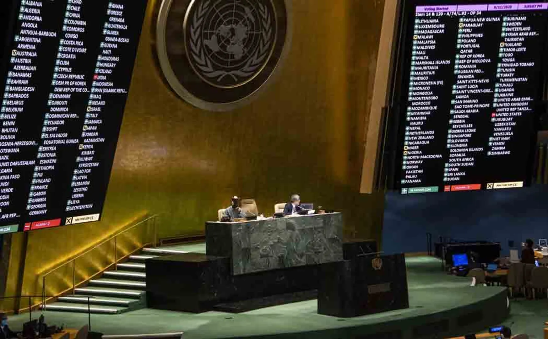 indian diplomat walksout from un meeting 