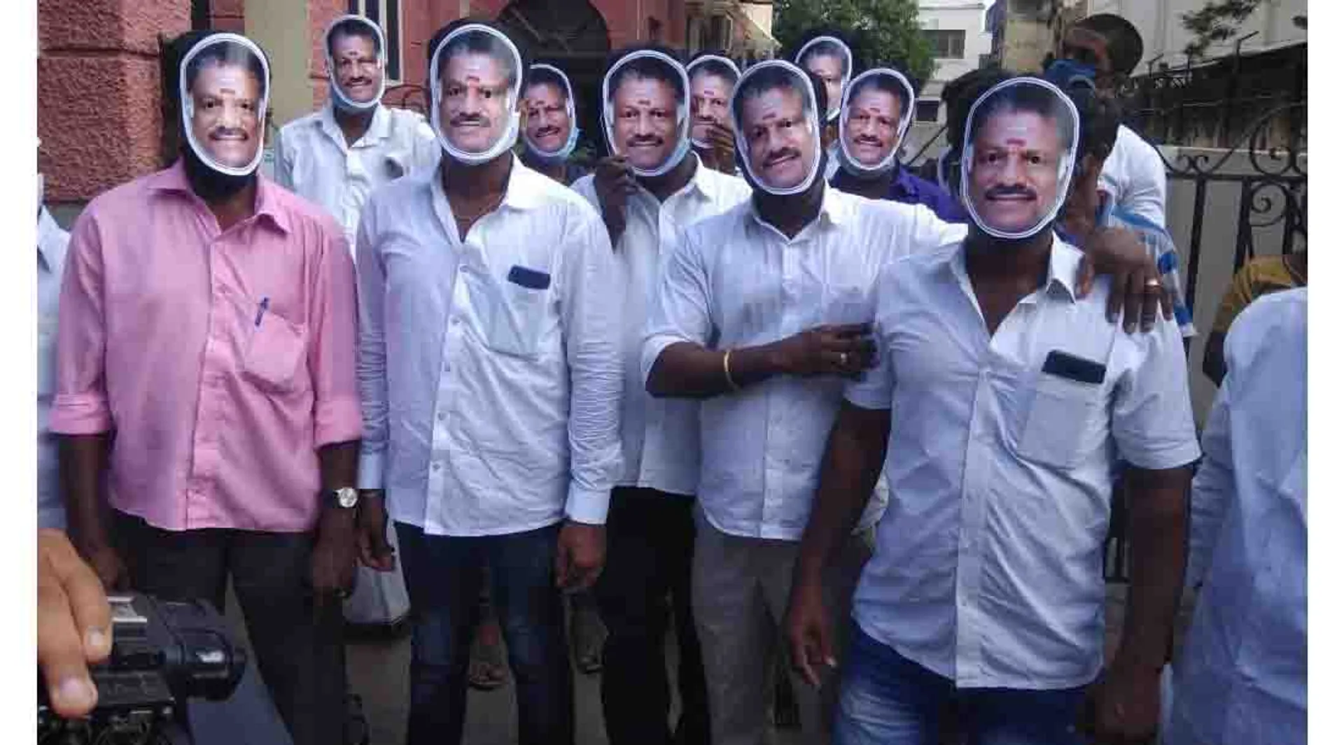 aiadmk head office - ops supporters  