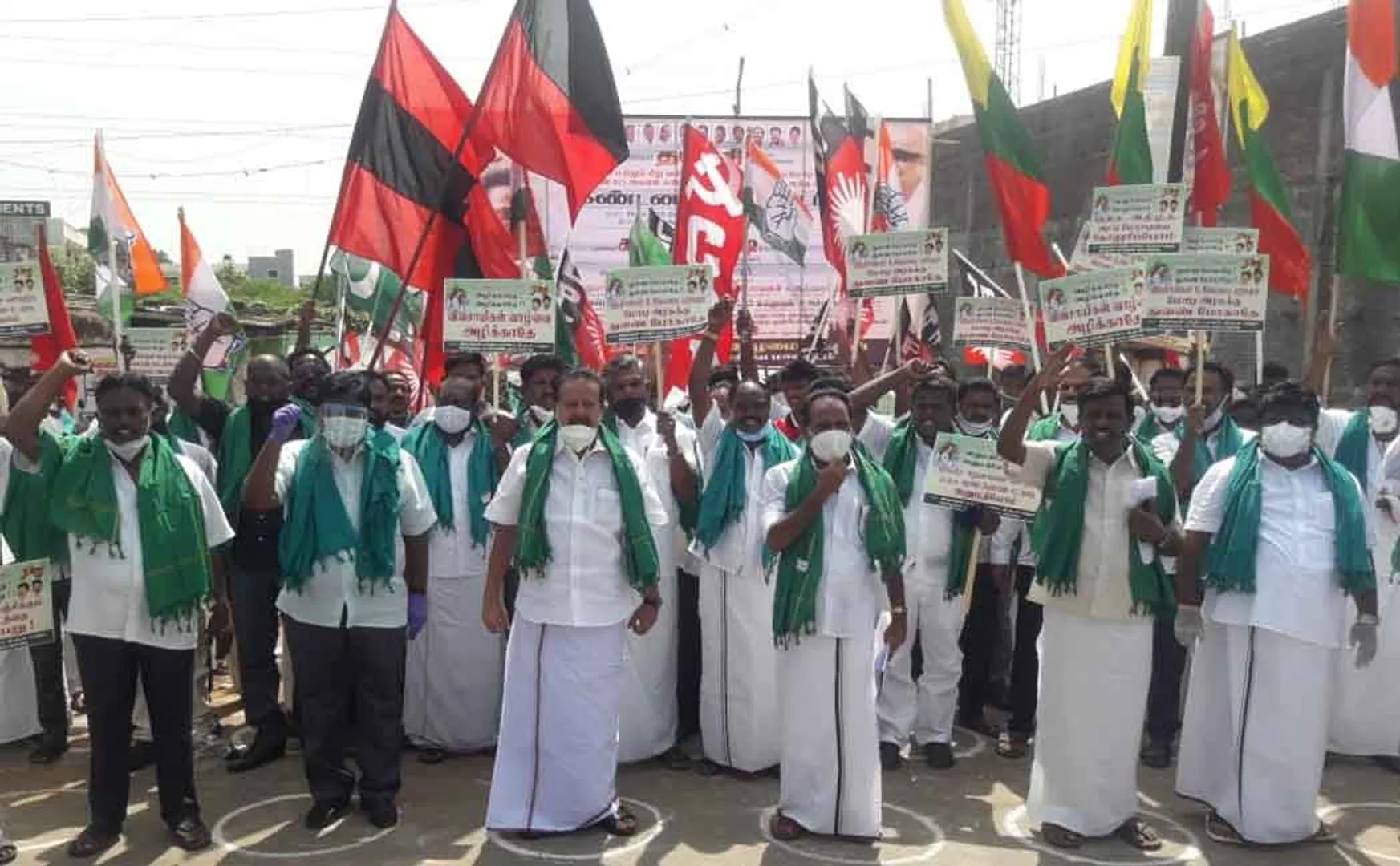 politicians - farmers-struggle- against - Amendment Act