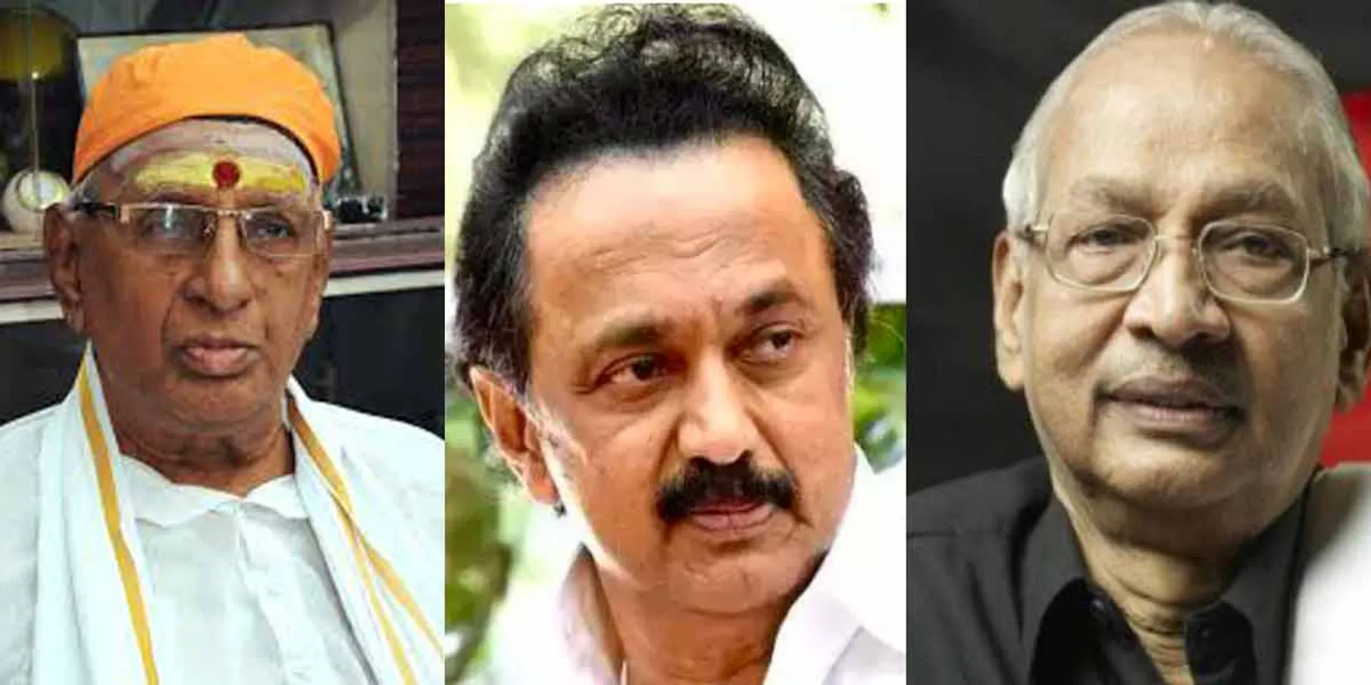Ramagopalan's demise ... MK Stalin and K. Veeramani mourn