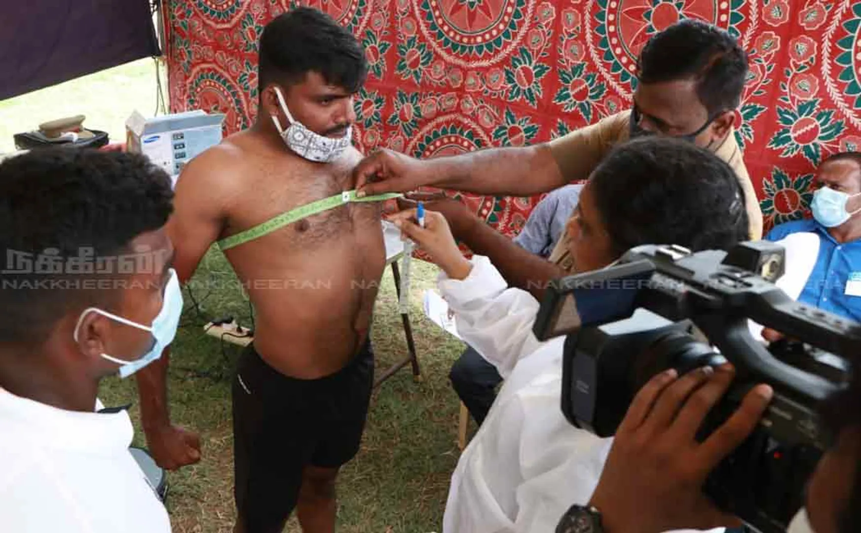 S.I. Physical fitness test for those who have passed the exam started today at the Rajaratnam Stadium in Chennai