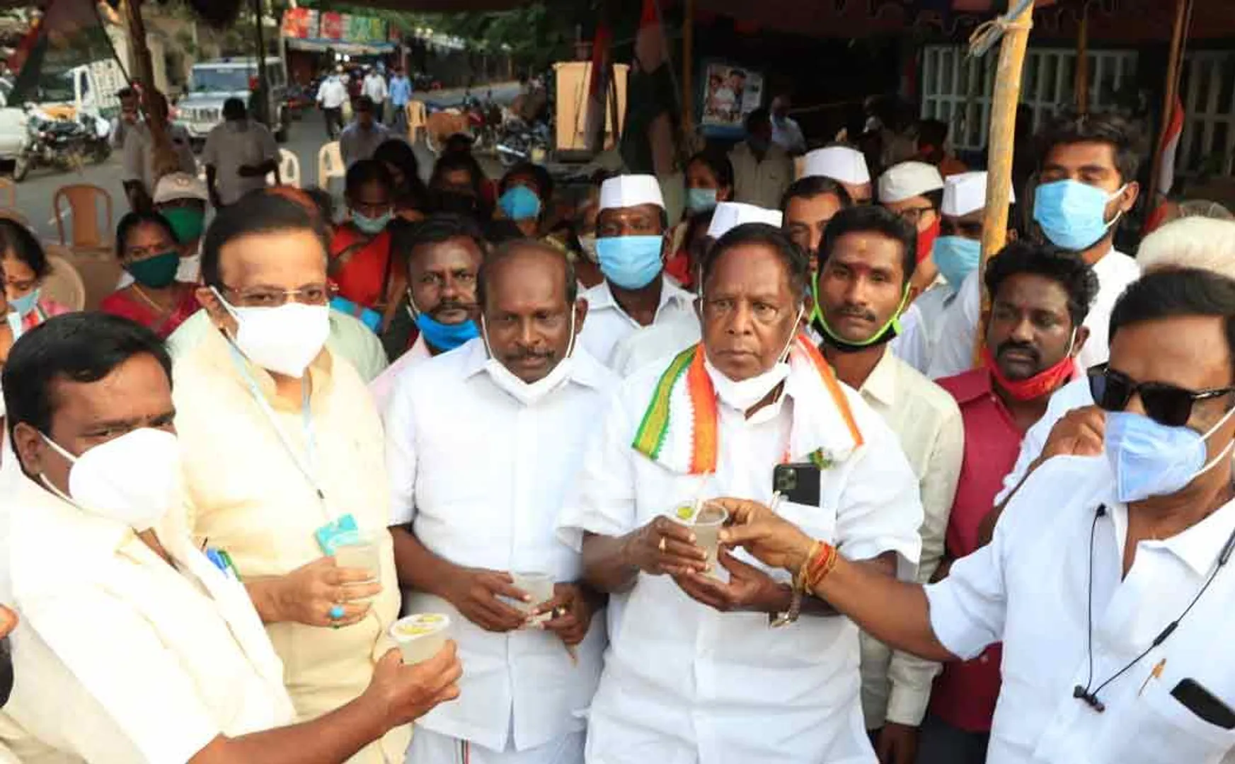 pondycherry CM Narayanasamy commented about PM Modi's government 
