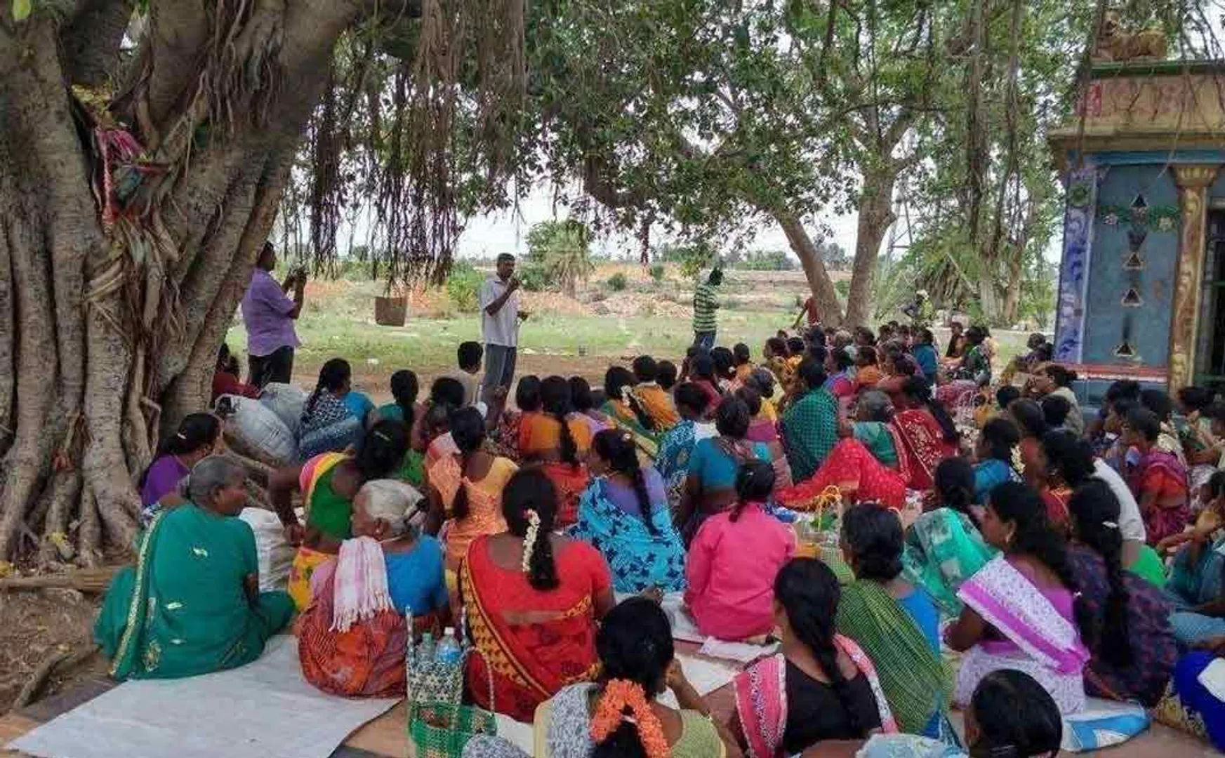 Grama saba meeting senthi aarumugam 