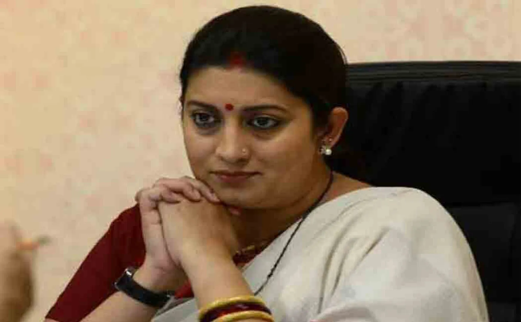 smrithi irani about hathras case