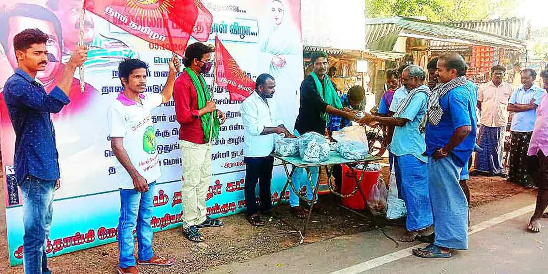 free food in vallalara birthday by naam tamilar 