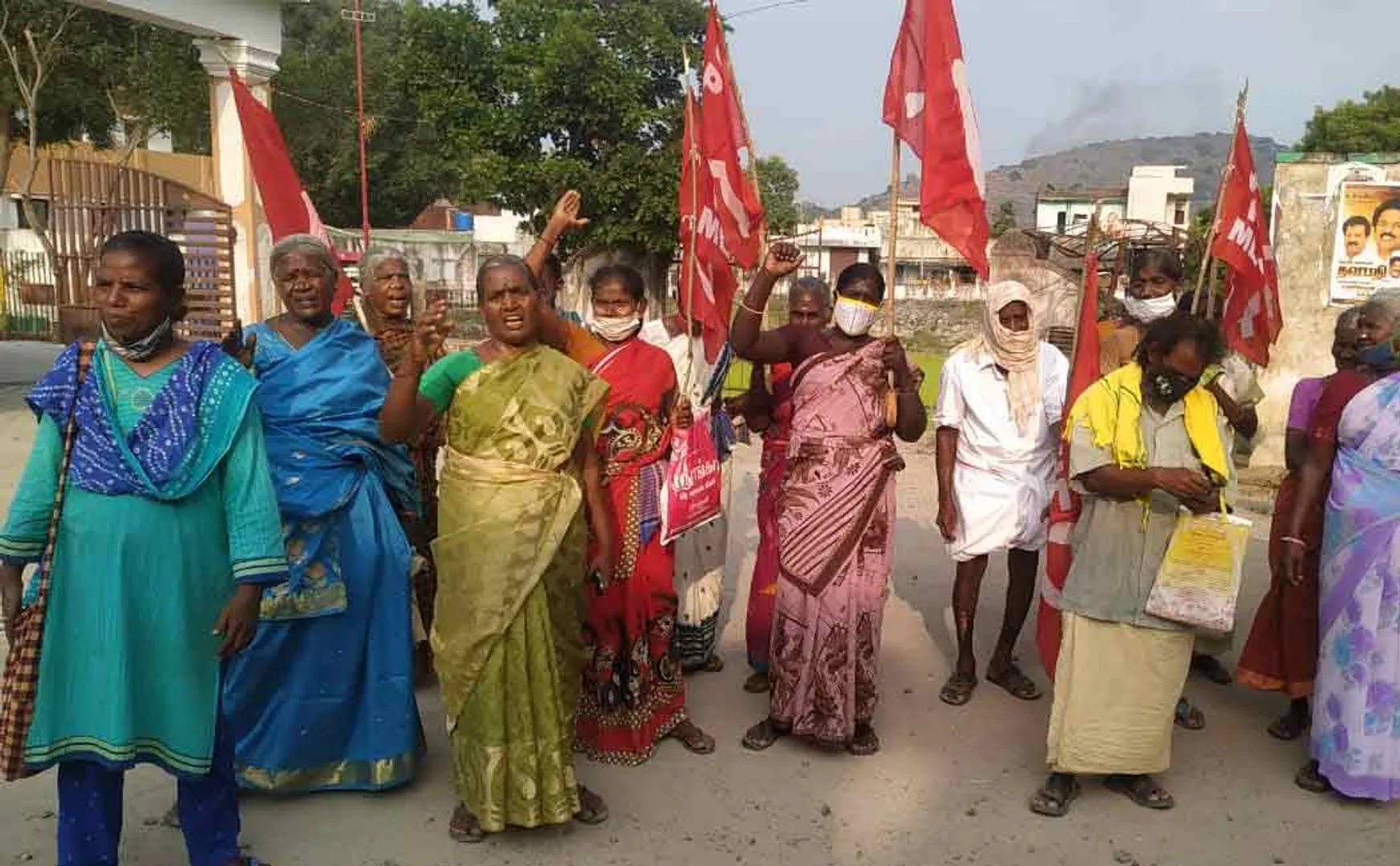 Uttarpradesh issue CPIML on ground 