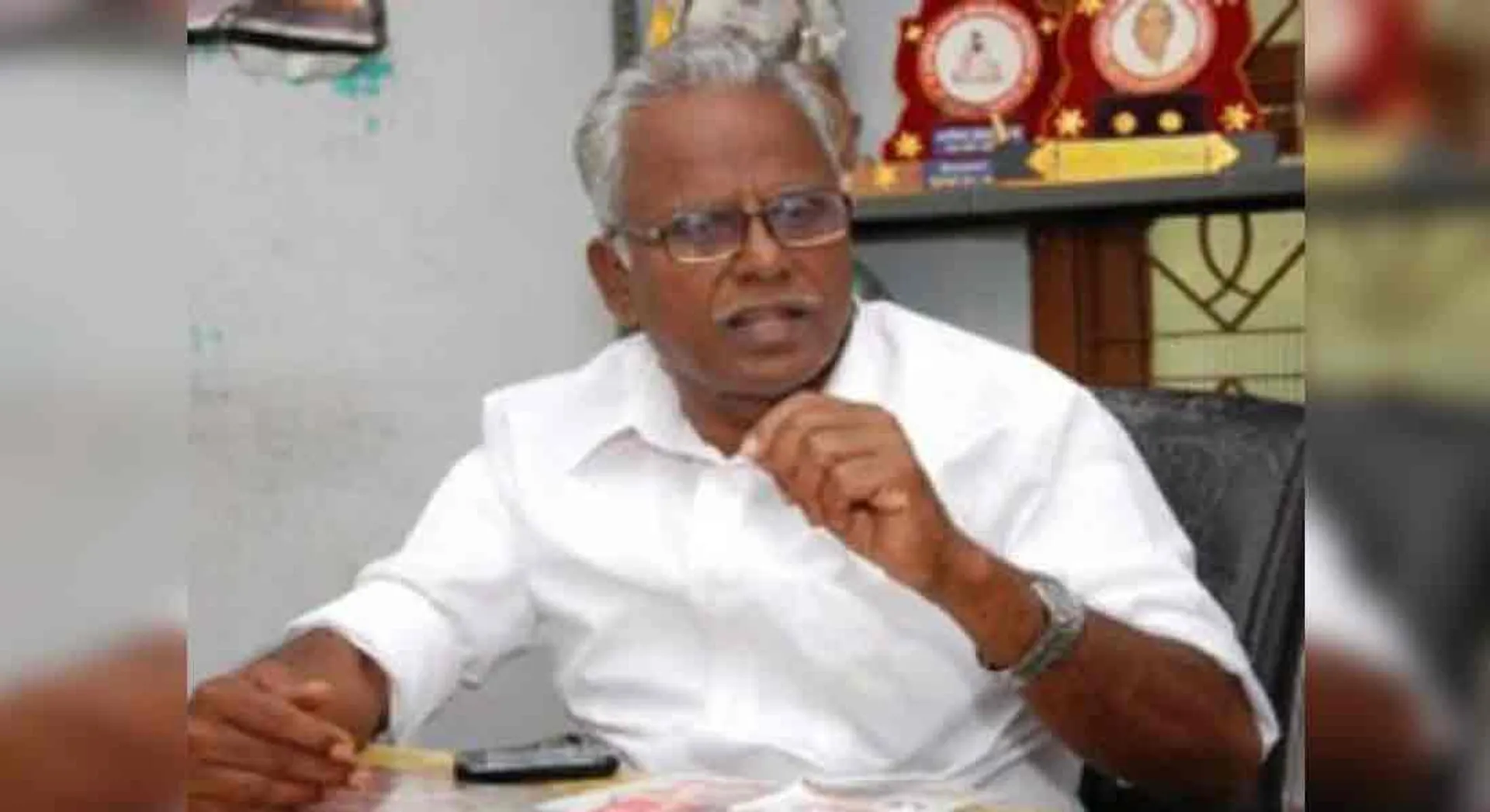  P. Maniyarasan's request to the Chief Minister
