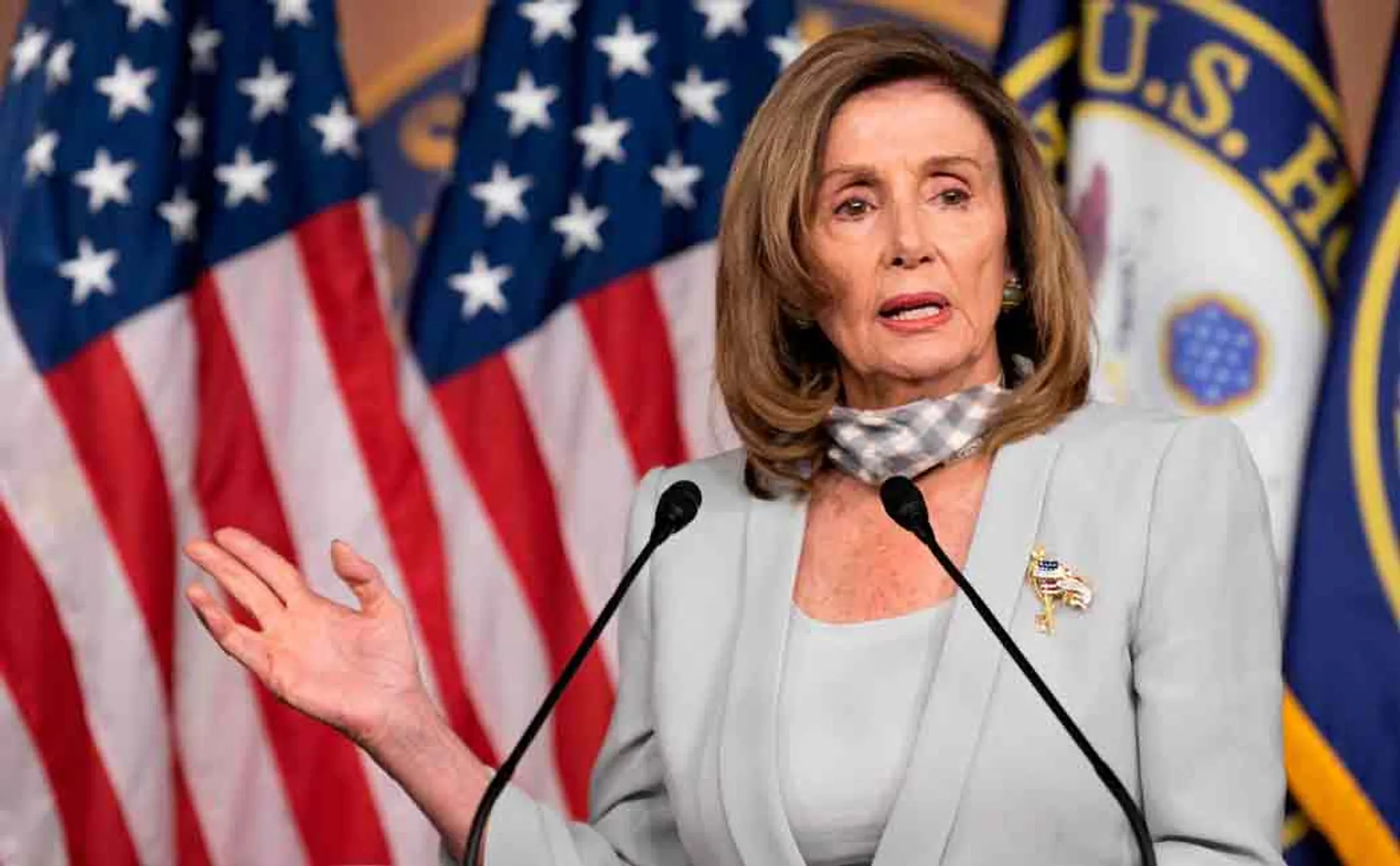 nancy pelosi urges for article 25