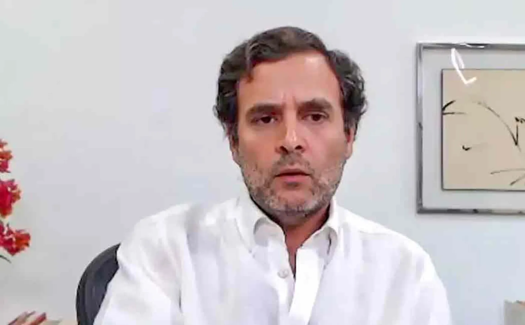 rahul about indias gdp in 2020 2021