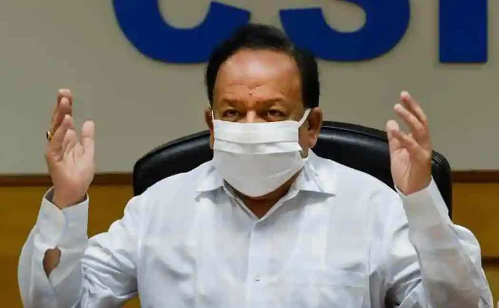 harshvardhan about corona