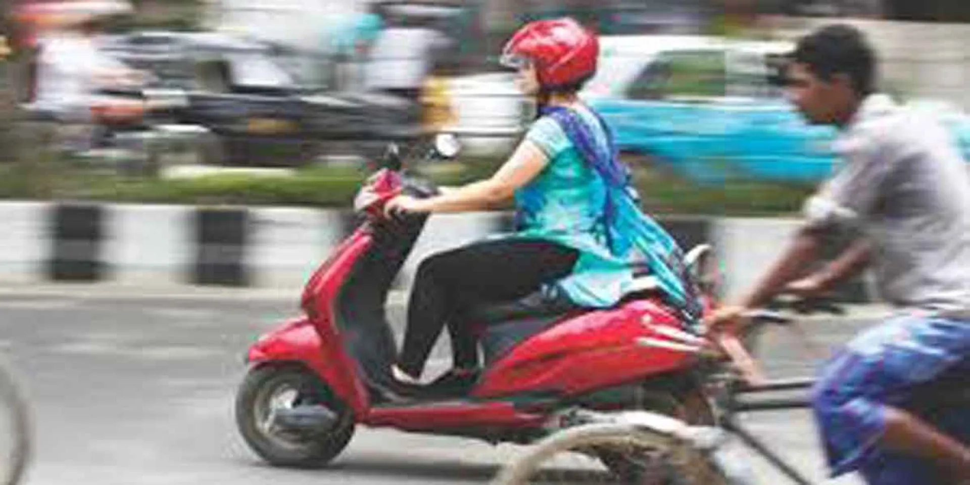 girl missing with scooter ...