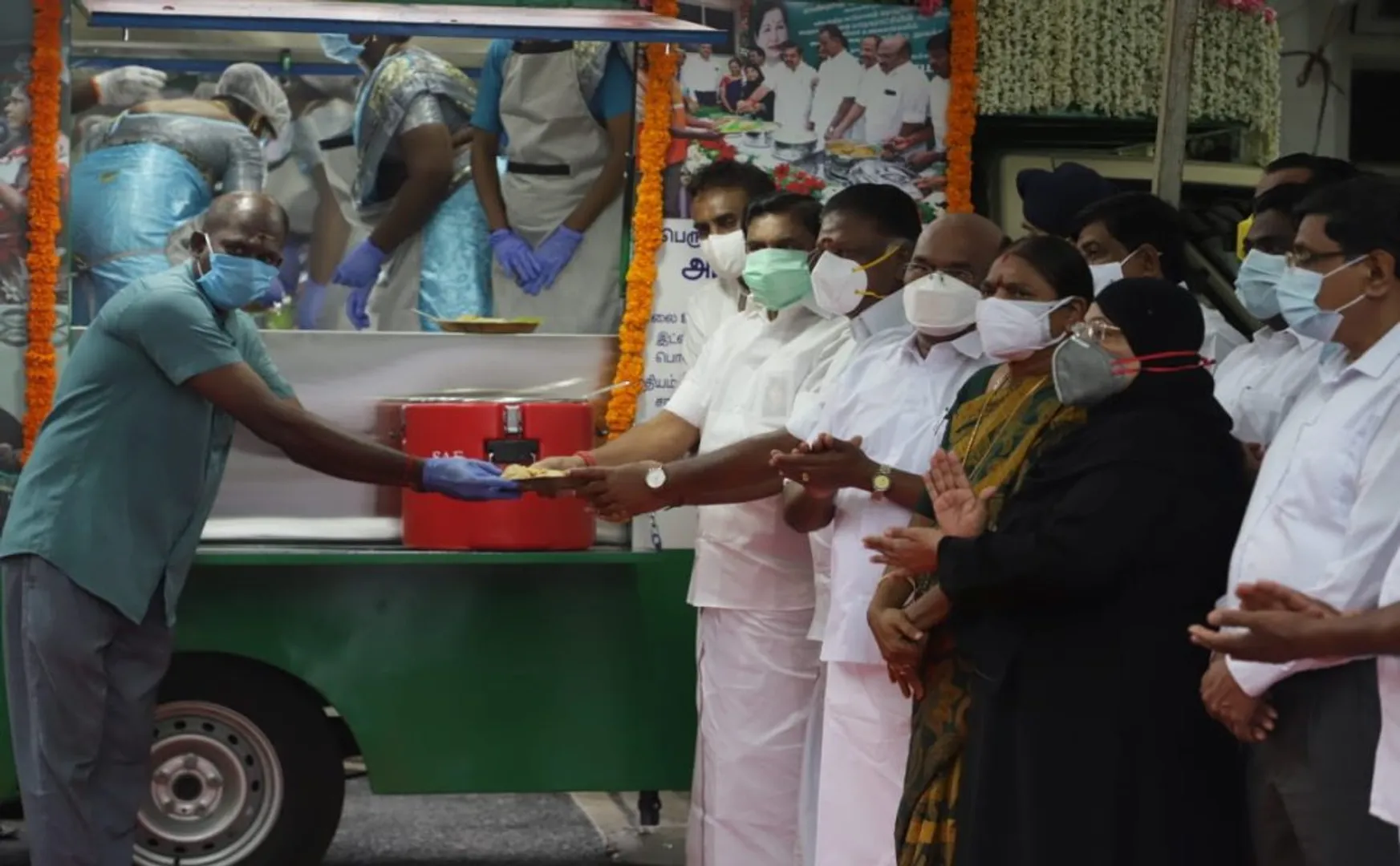 CHENNAI CORPORATION AMMA MOBILE RESTAURANTS CM PALANISAMY  