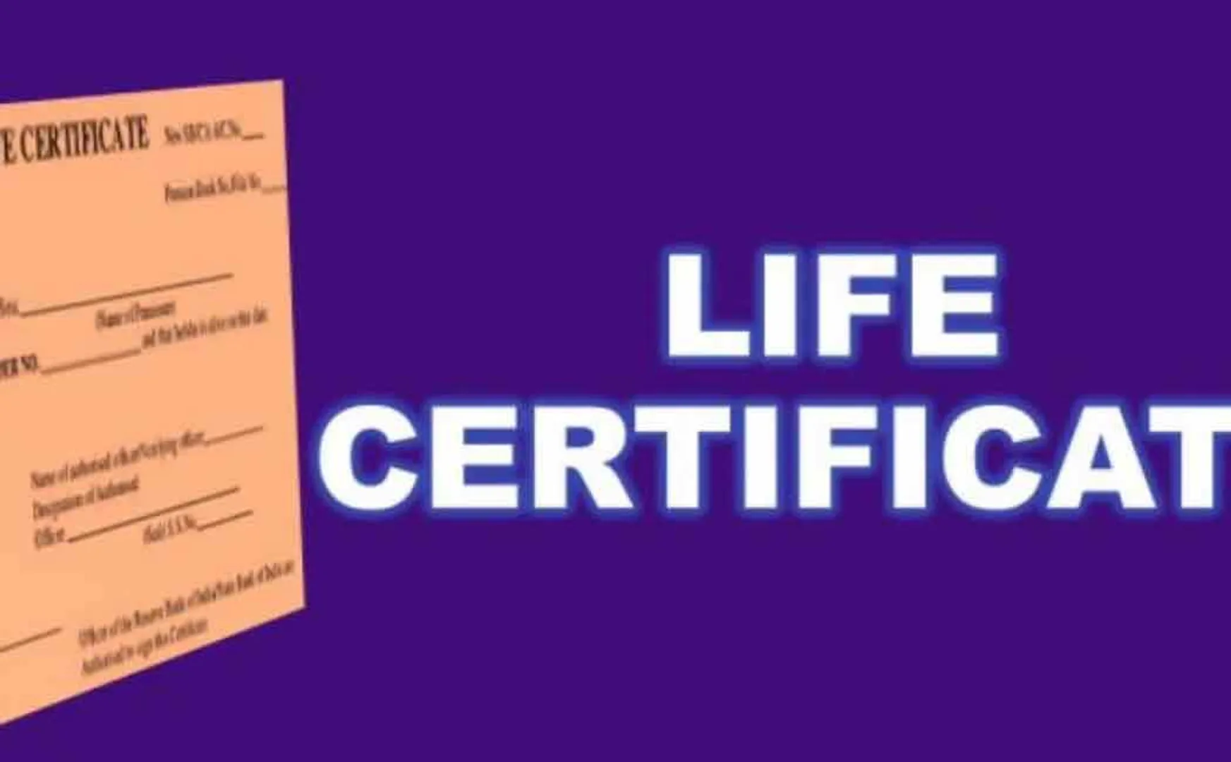 Retirees can get a life certificate just like at home! Post Office Special Arrangement !!