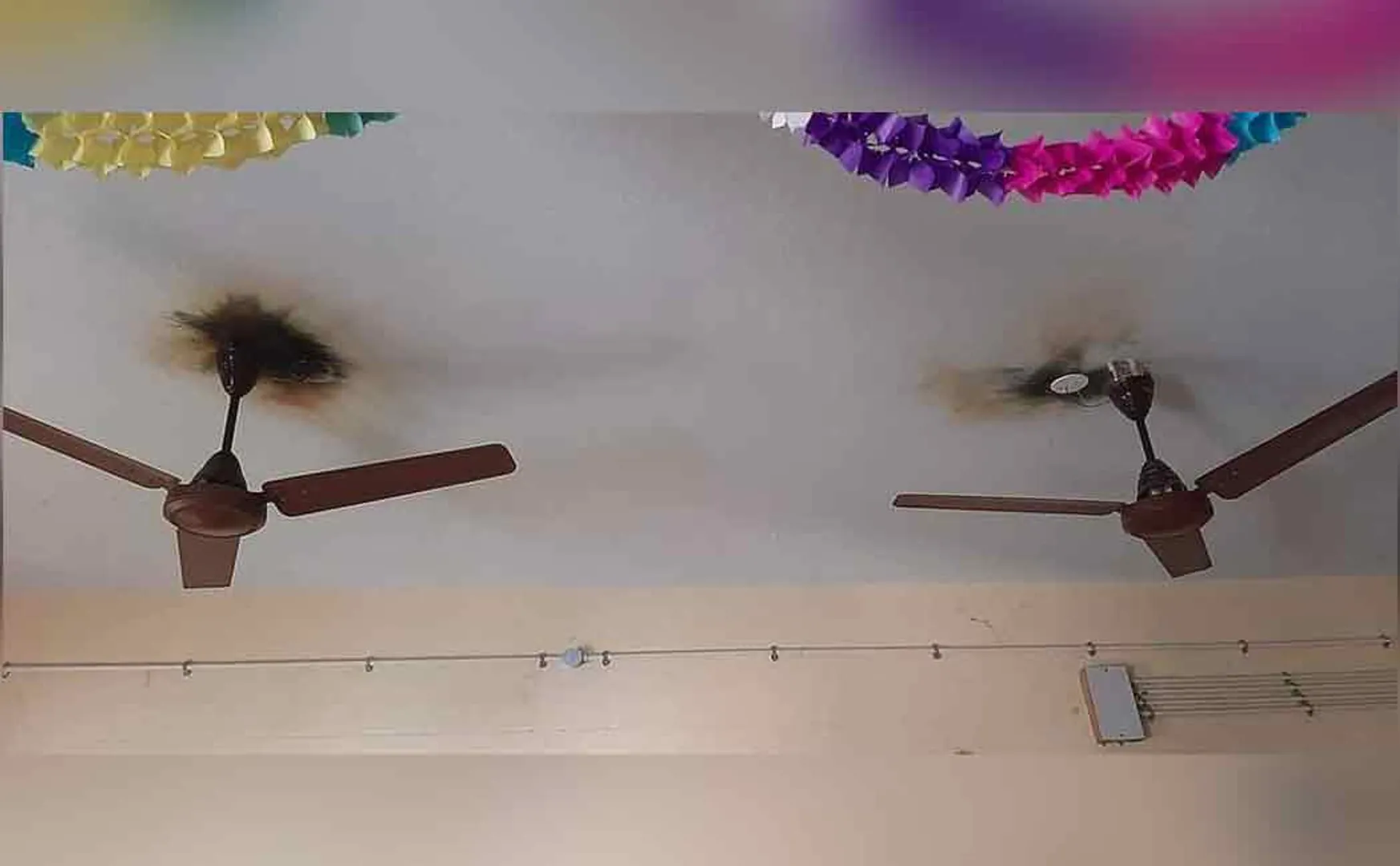 Employees fear for their lives as power lines in the chidambaram government office!
