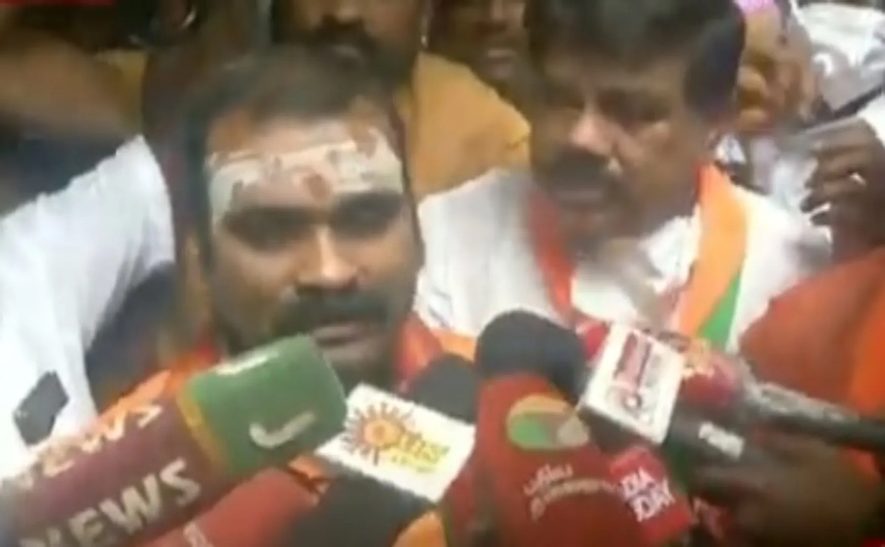 bjp leader murugan press meet at chennai 