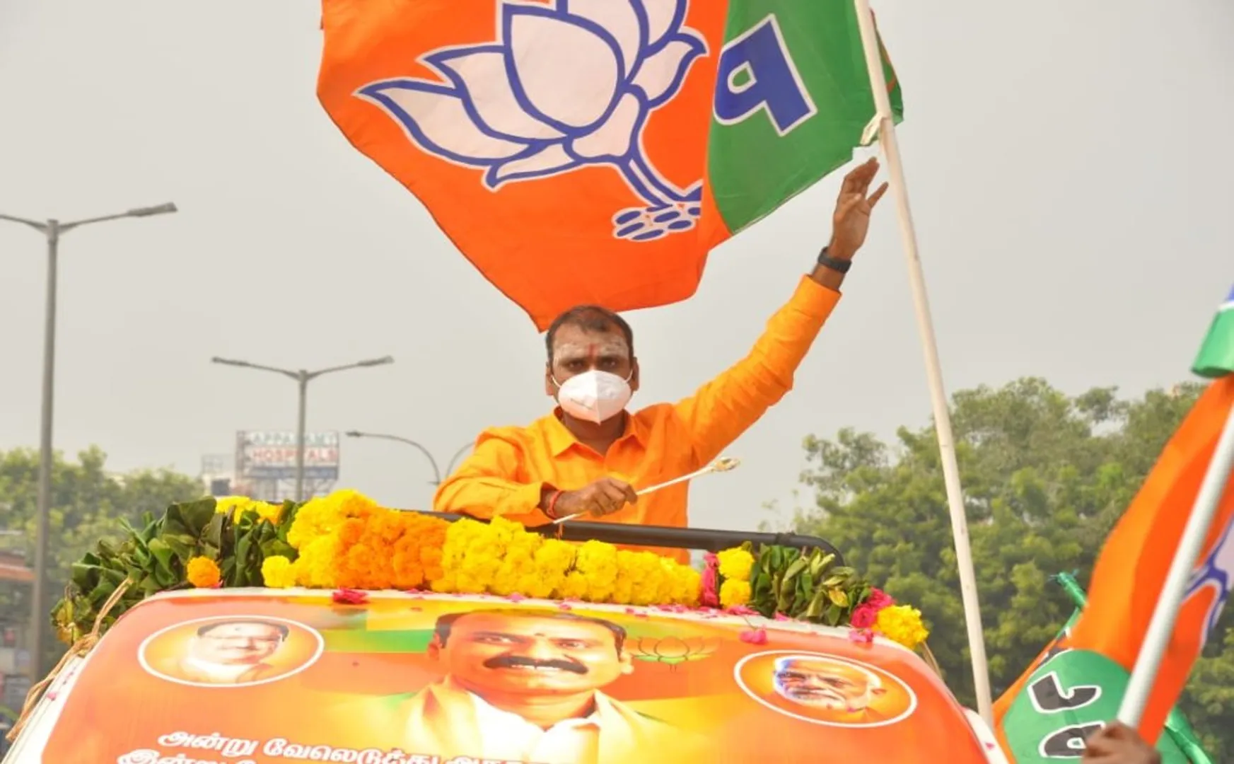 vel yathirai bjp leaders chennai police arrested 