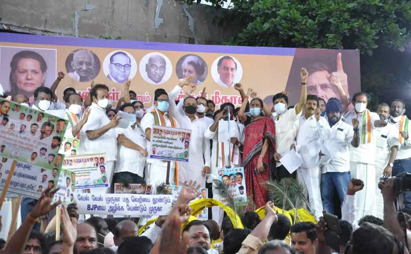 Congress  Dalits and women is on the rise in the BJP regime!