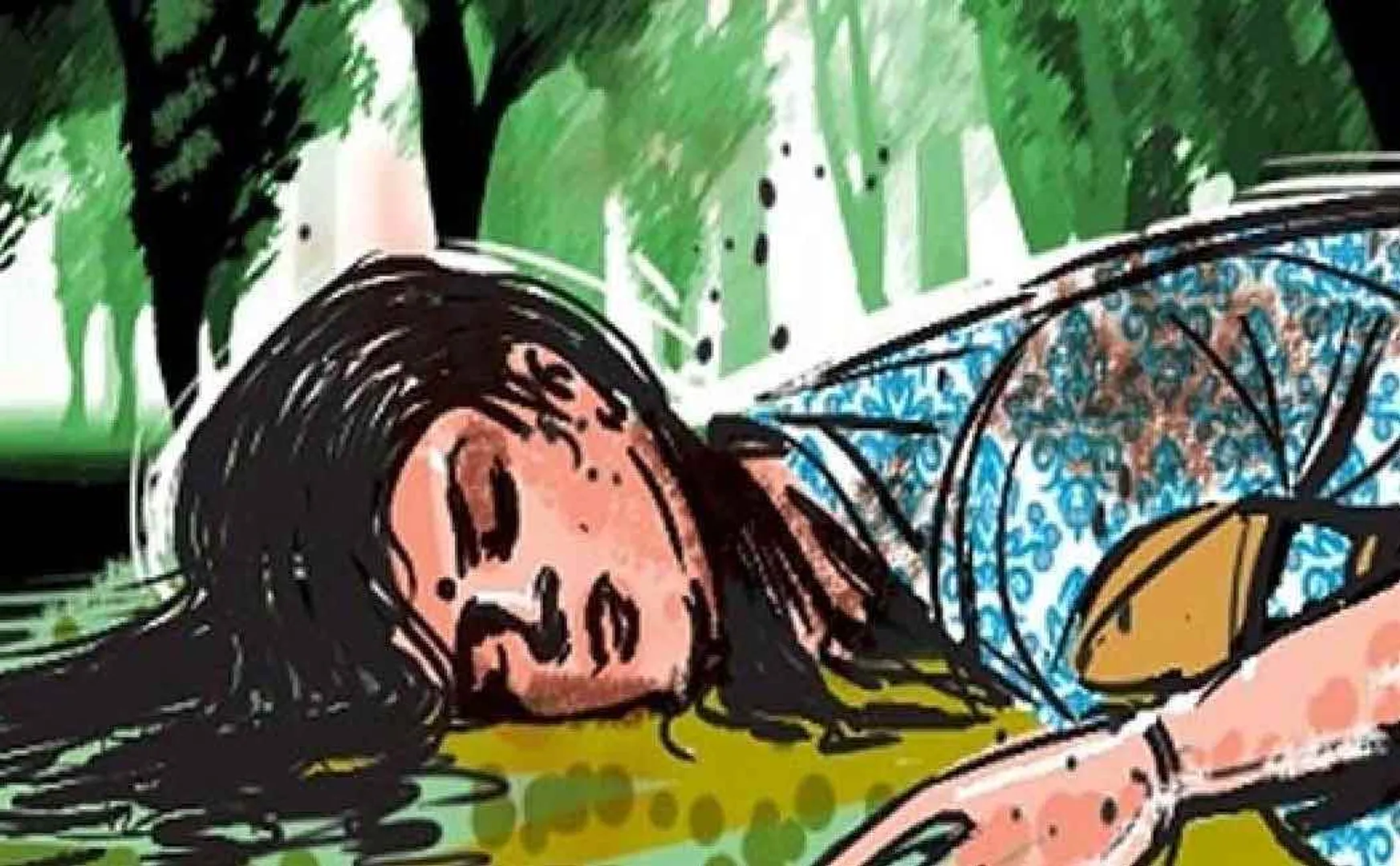uttarpradesh girl found in woods without lung