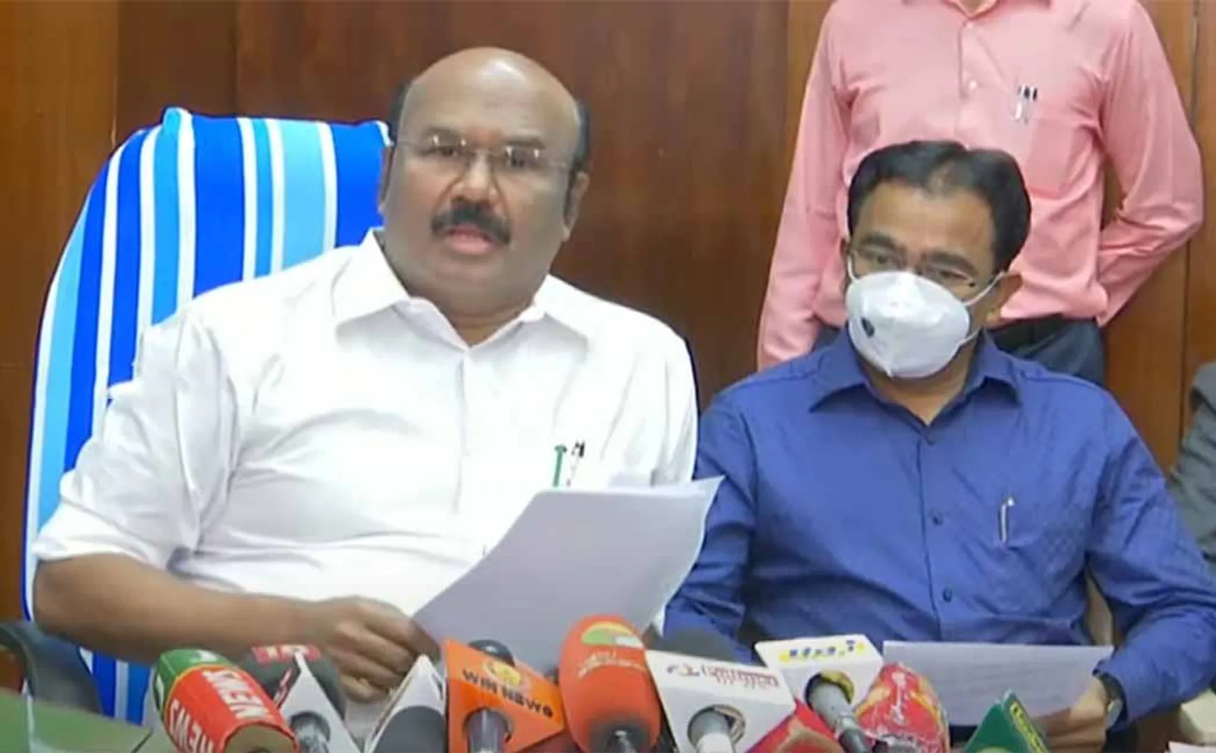 minister jayakumar press meet at chennai 