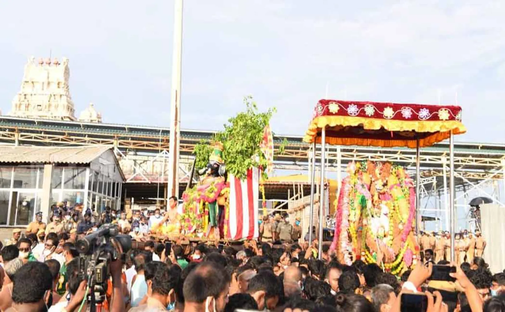 Thiruchendur 'soora samharam' without devotees!