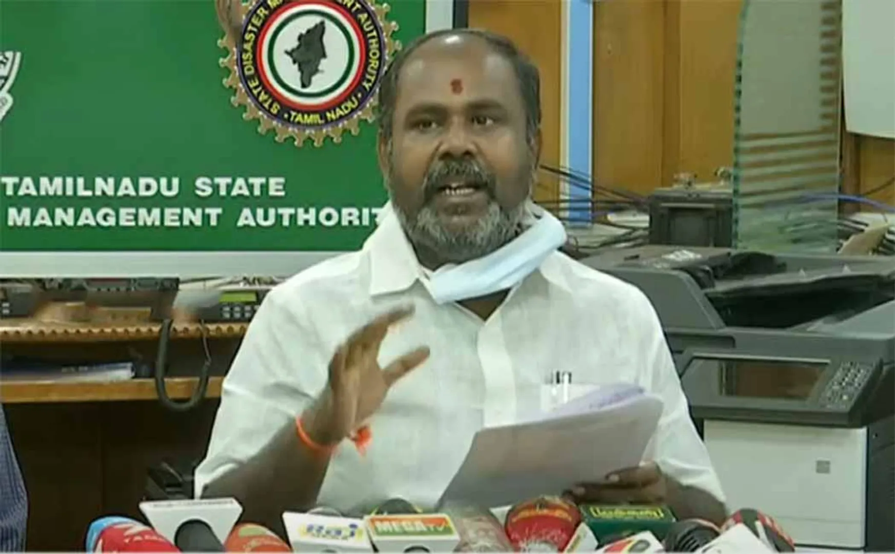 minister r.b.udhayakumar press meet at chennai 