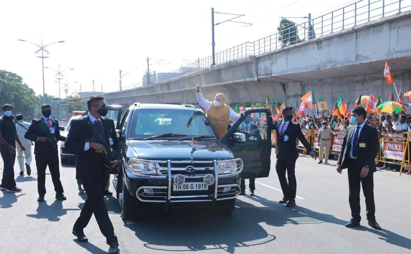 chennai airport union home minister amitshah 