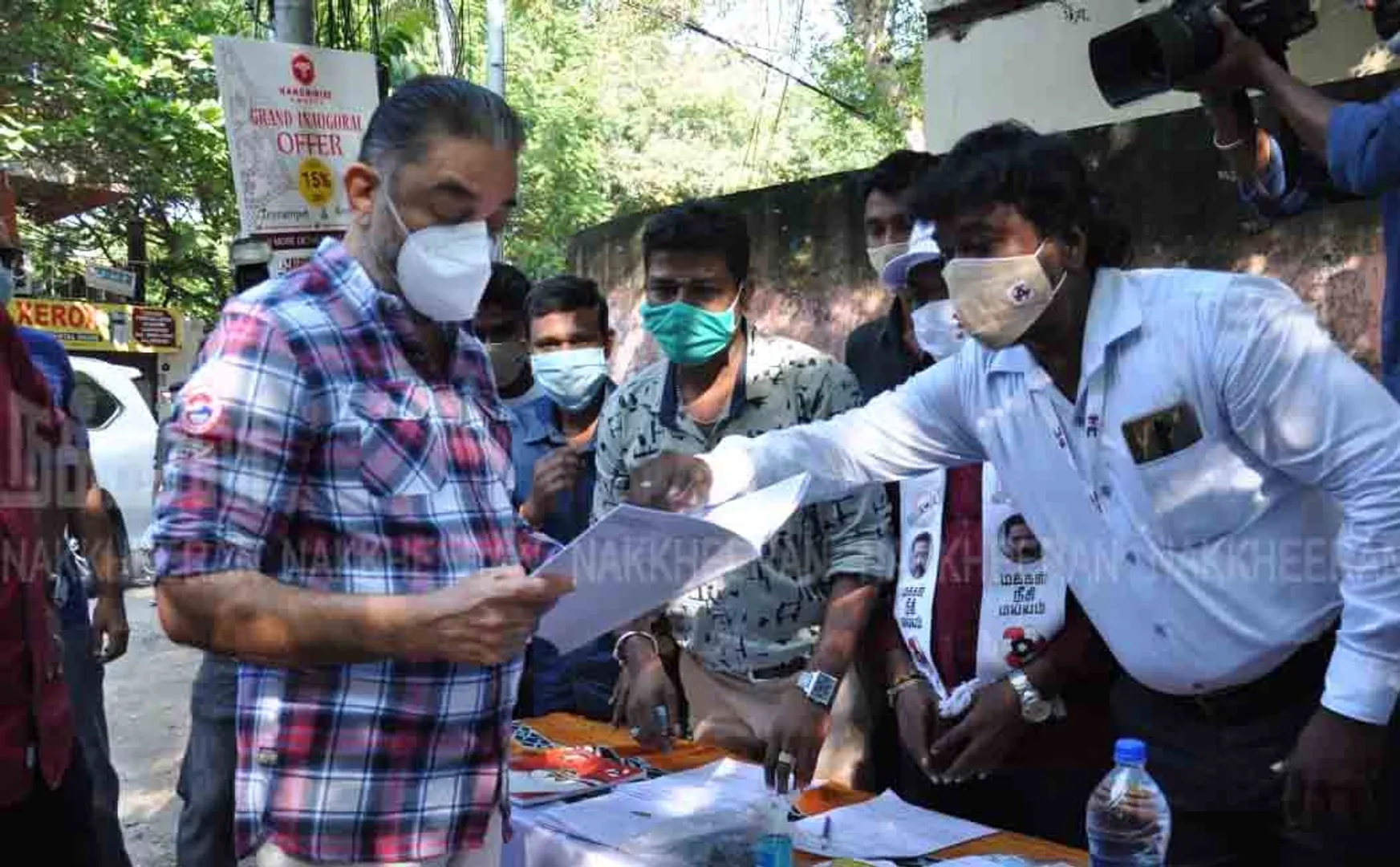 Voter Special Camp visit kamal hassan at chennai 