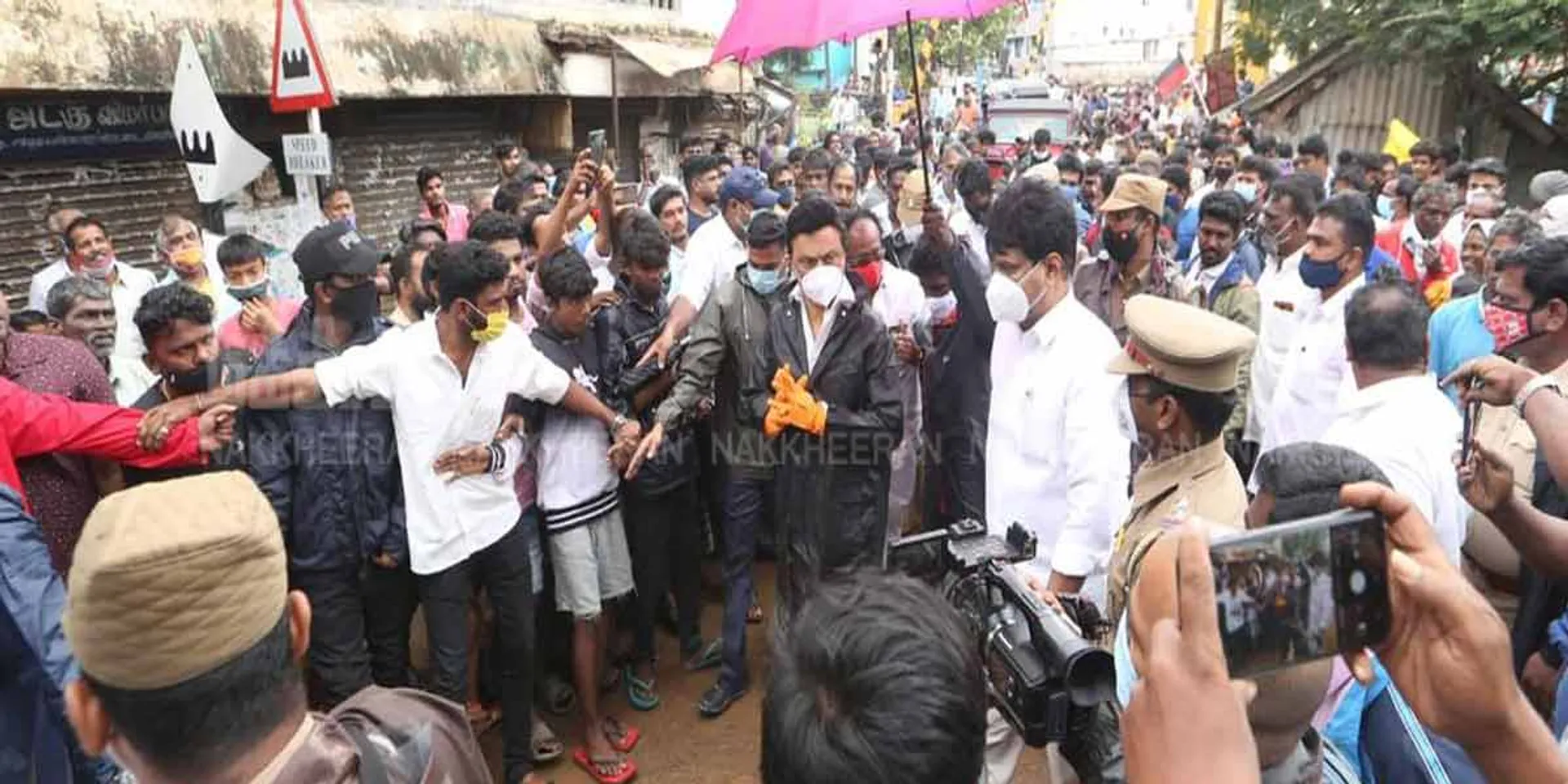 MK Stalin's in Saidapet (Pictures)