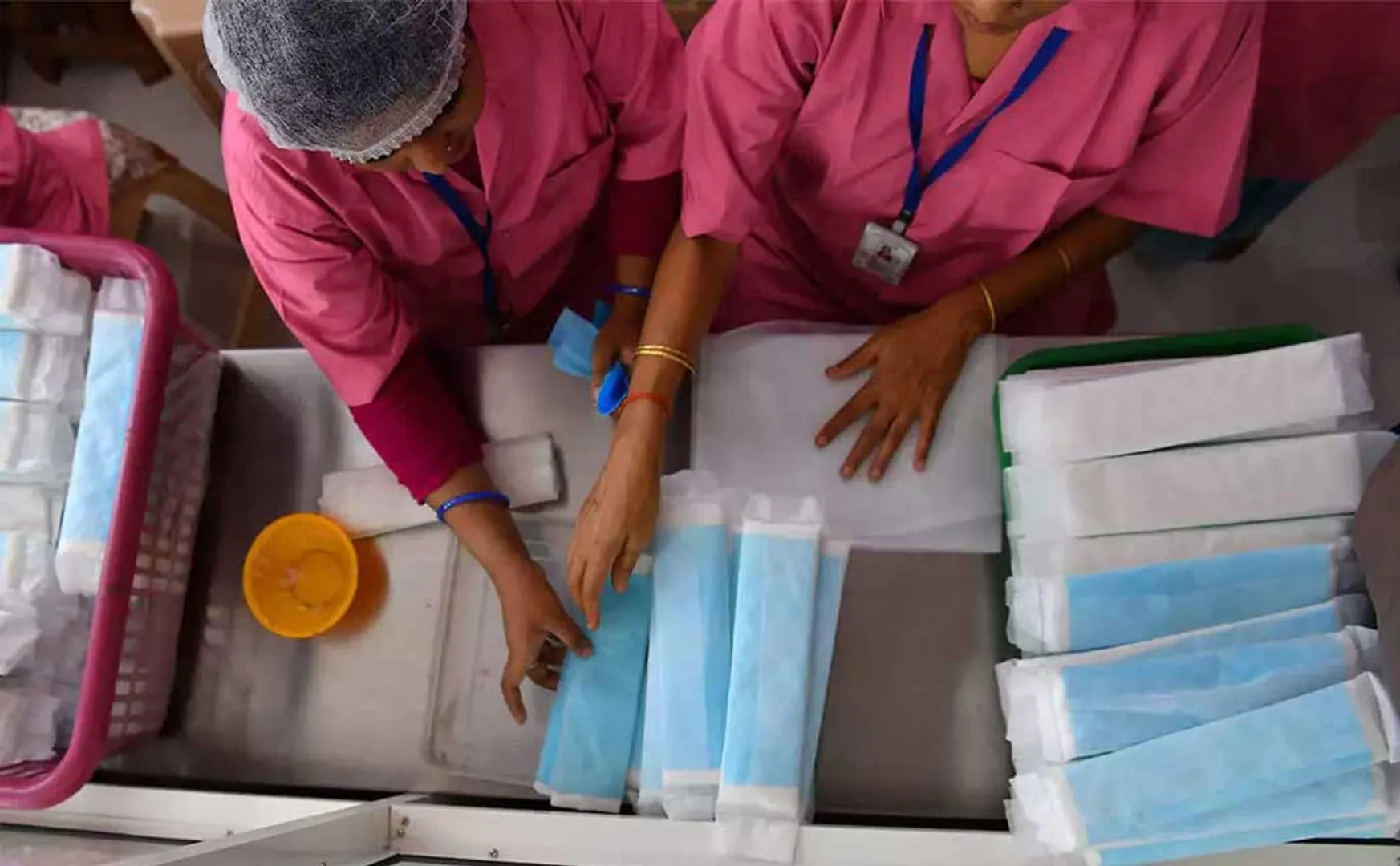 sanitary napkins