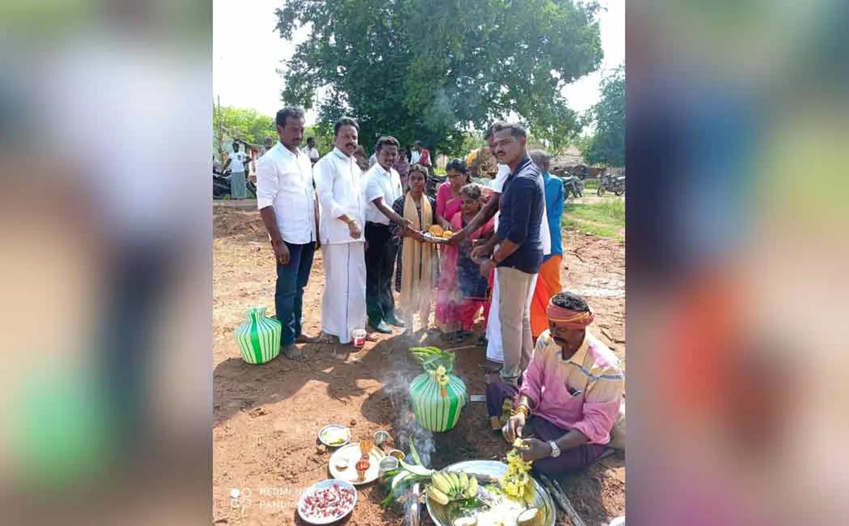 puthukottai student boram sathya started build new house with Bhoomi Pooja ..!
