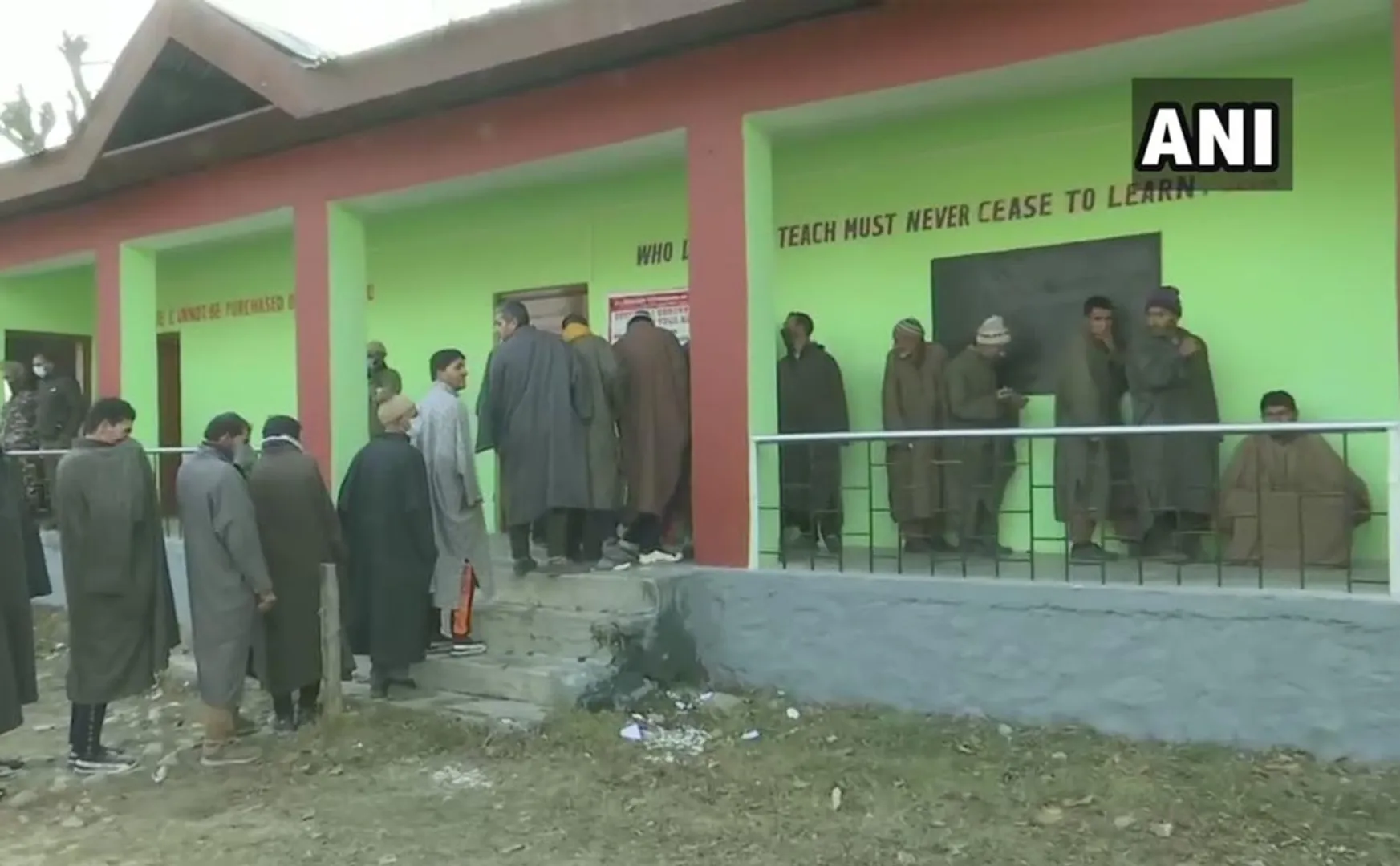 jammu- kashmir district development council election first phase voting underway 