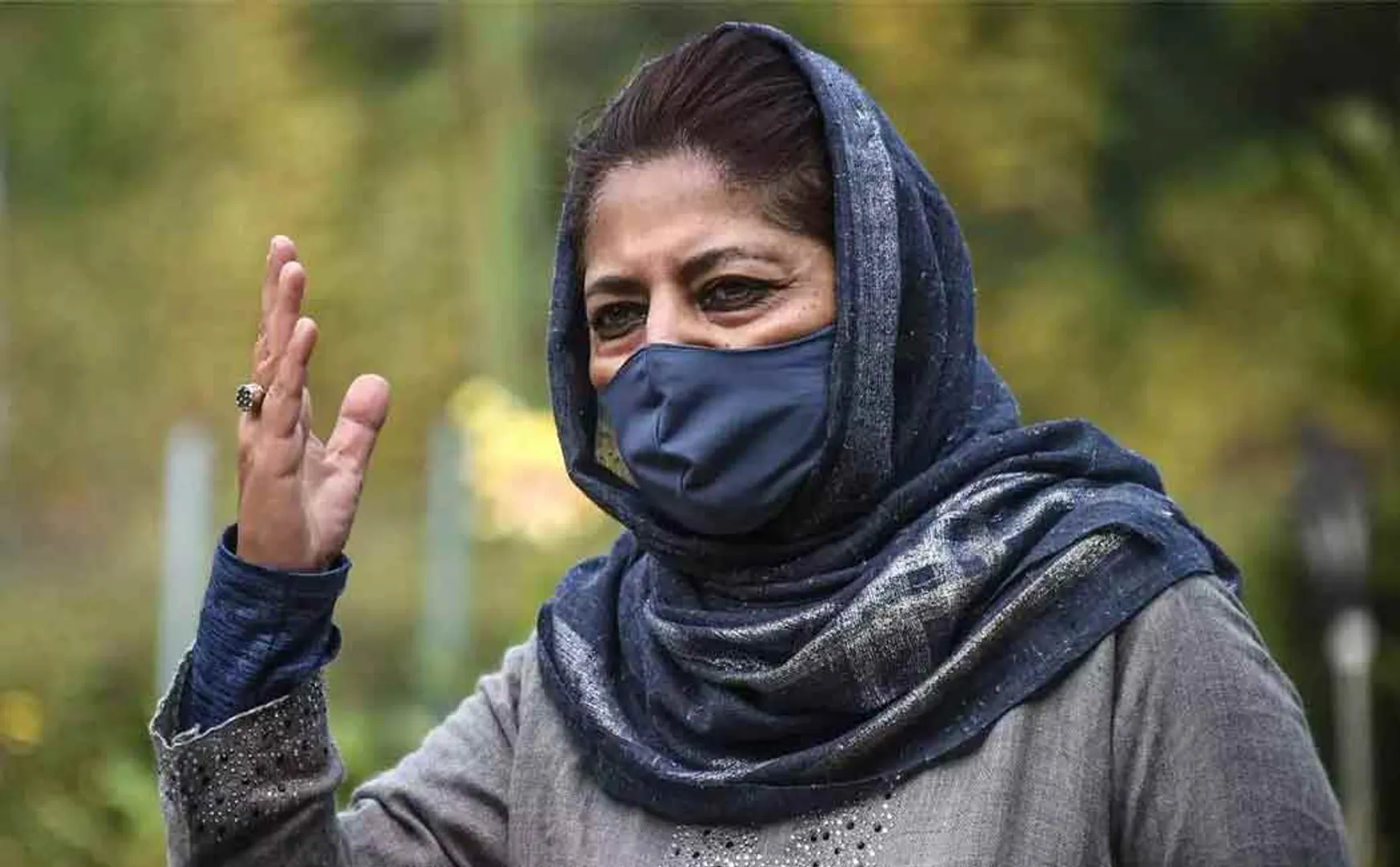 kashmir police about mehbooba mufti's detention