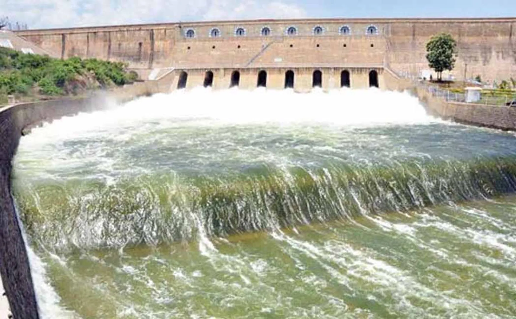 salem district mettur dam water level 