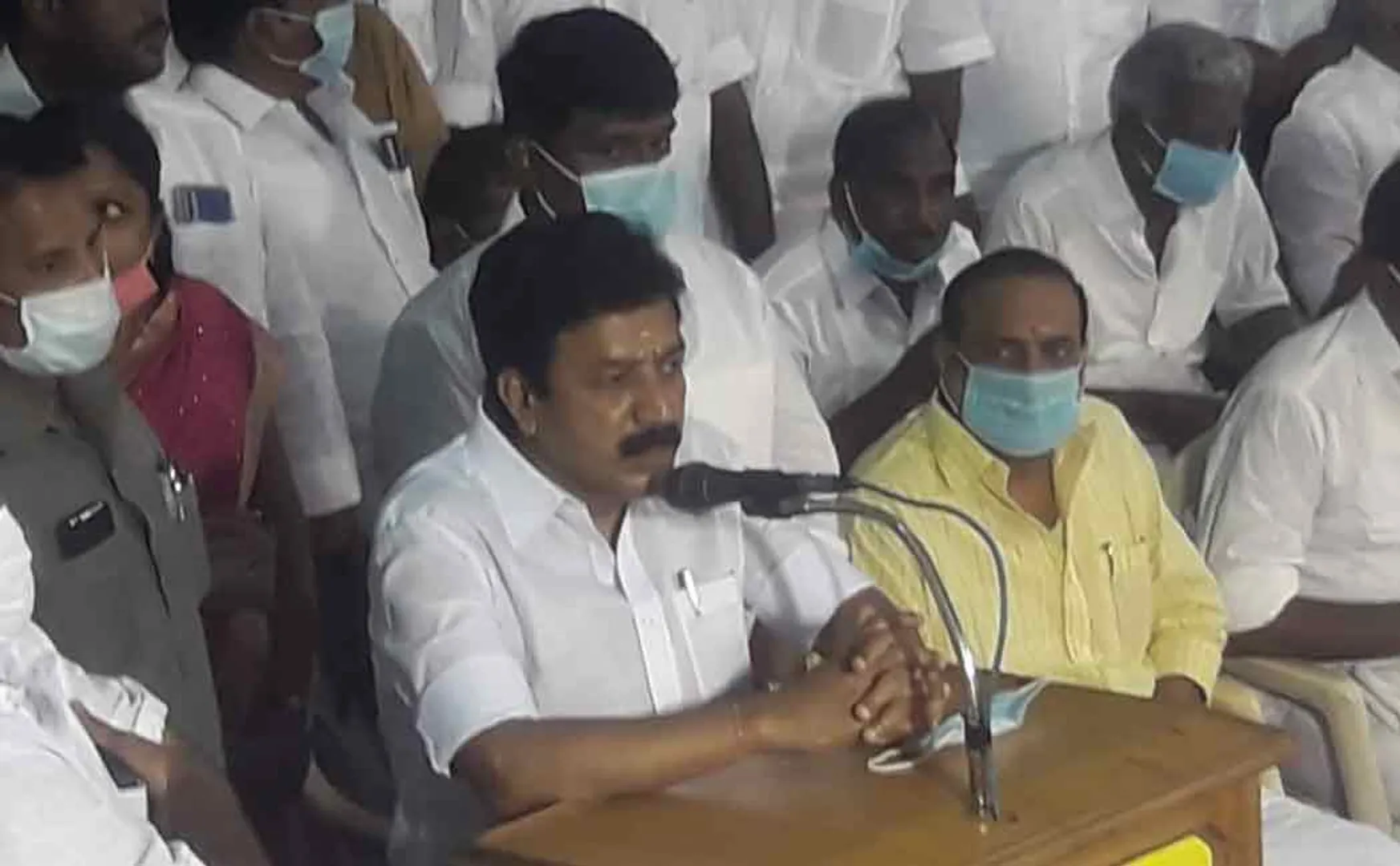 Minister C.V.Shanmugam speech at vizhupuram admk meeting