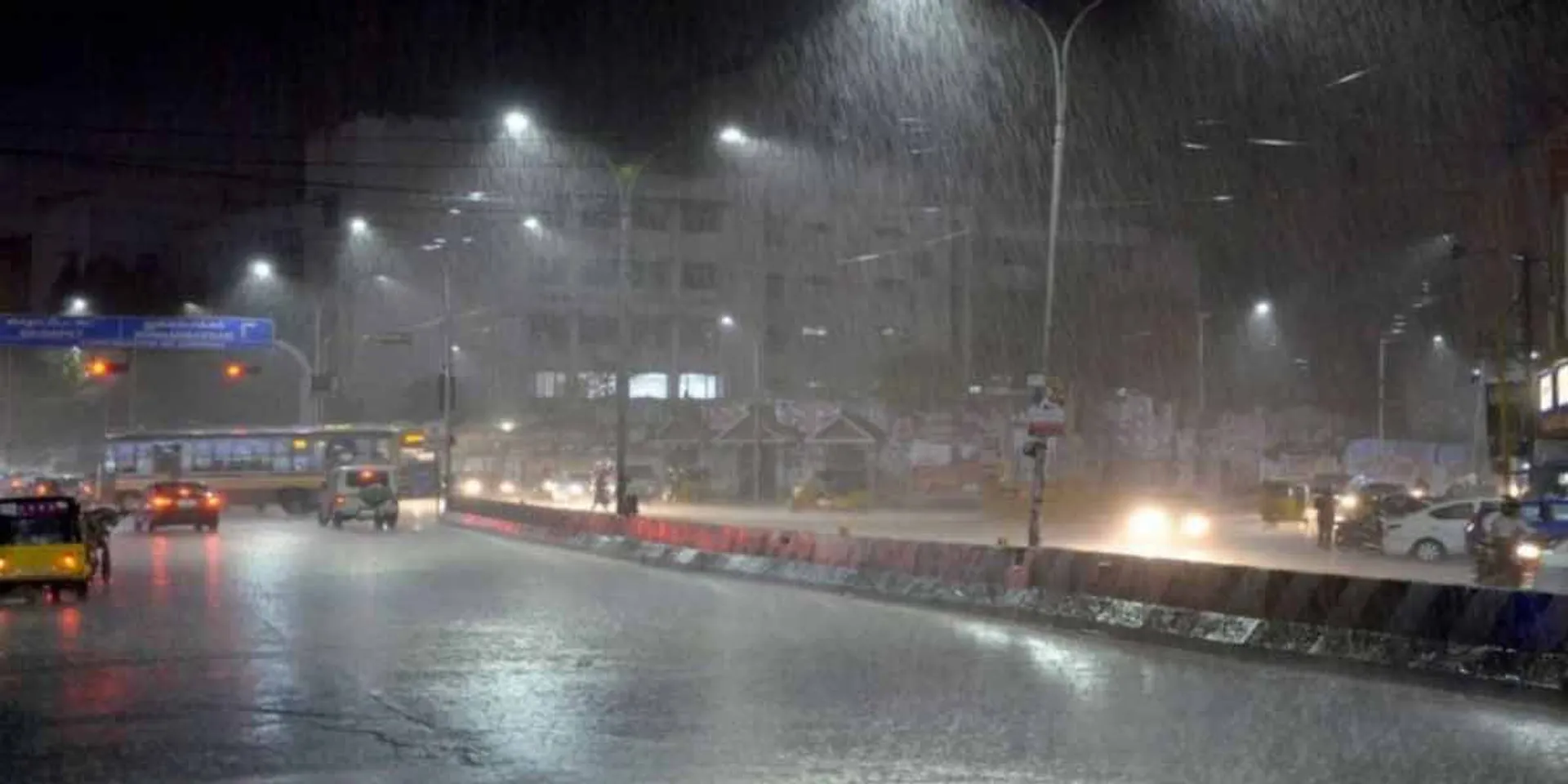 'Heavy rain' in various parts of Chennai