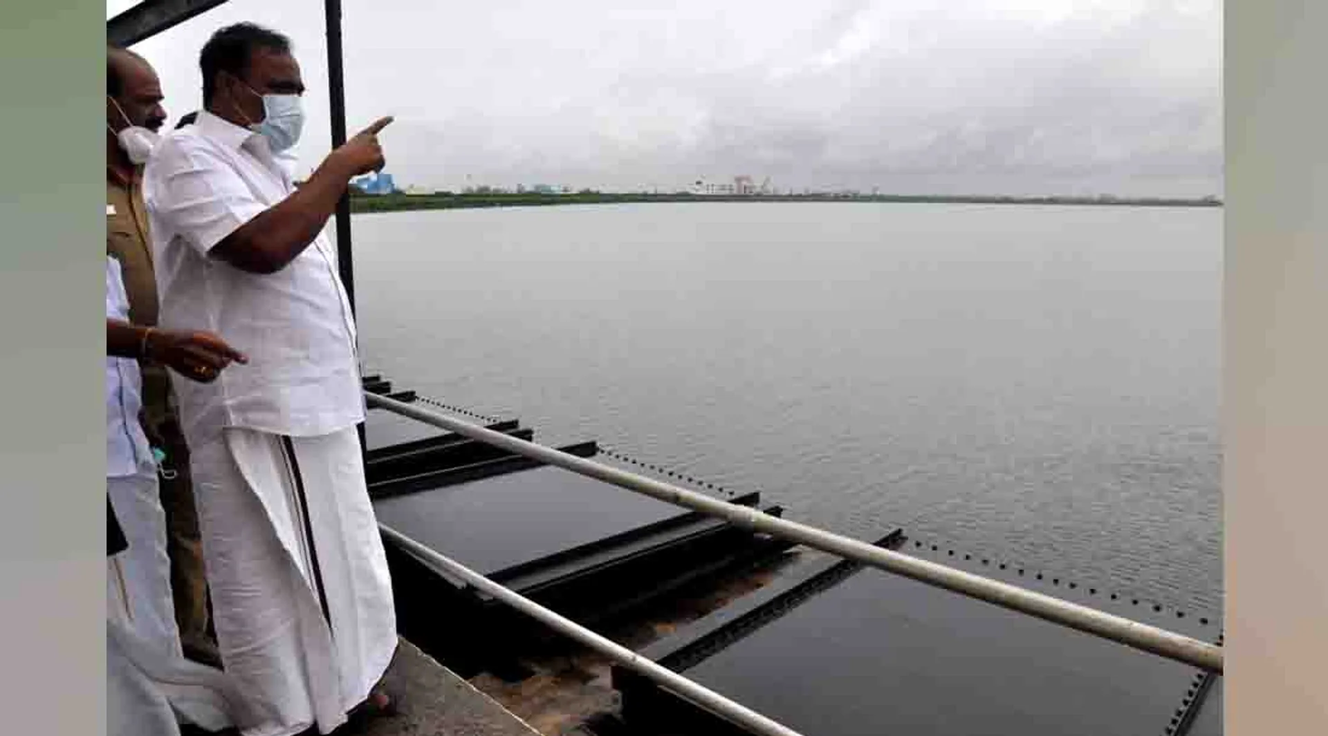 chennai puzhal lake - SUDHARSANAM - dmk mla -