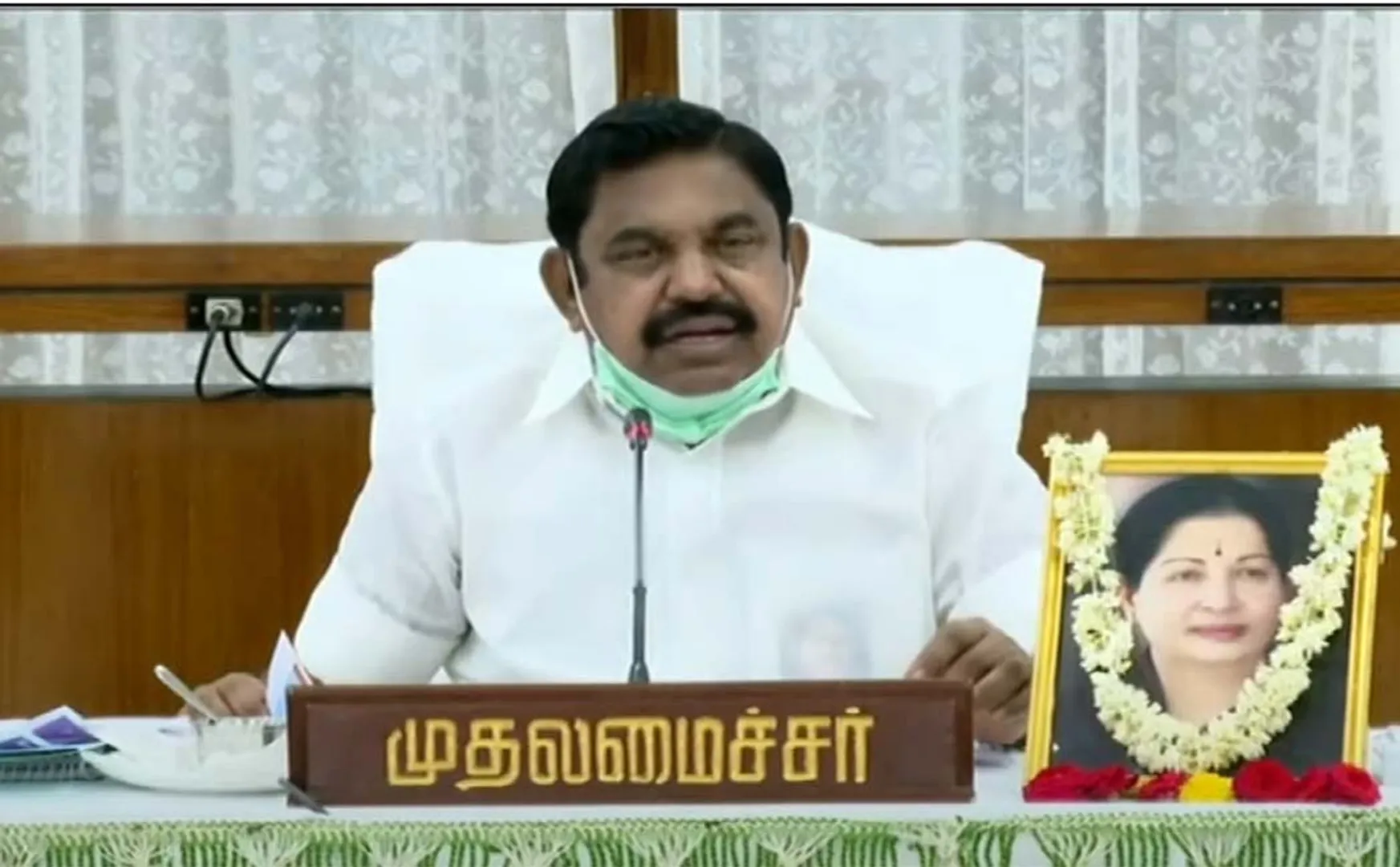 tamilnadu cm palanisamy discussion with ministers and officers 