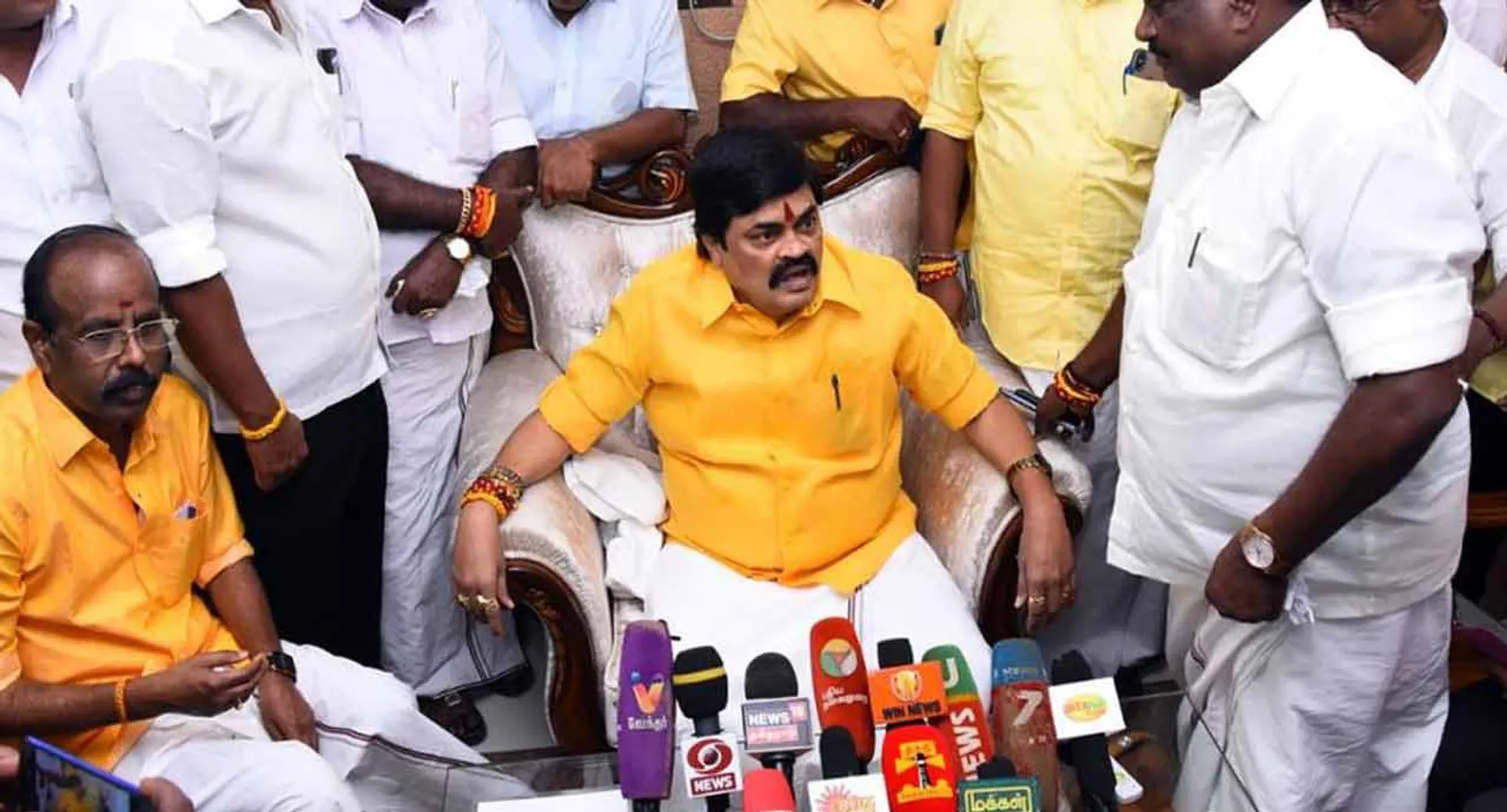 admk minister rajendra balaji press meet in salam 
