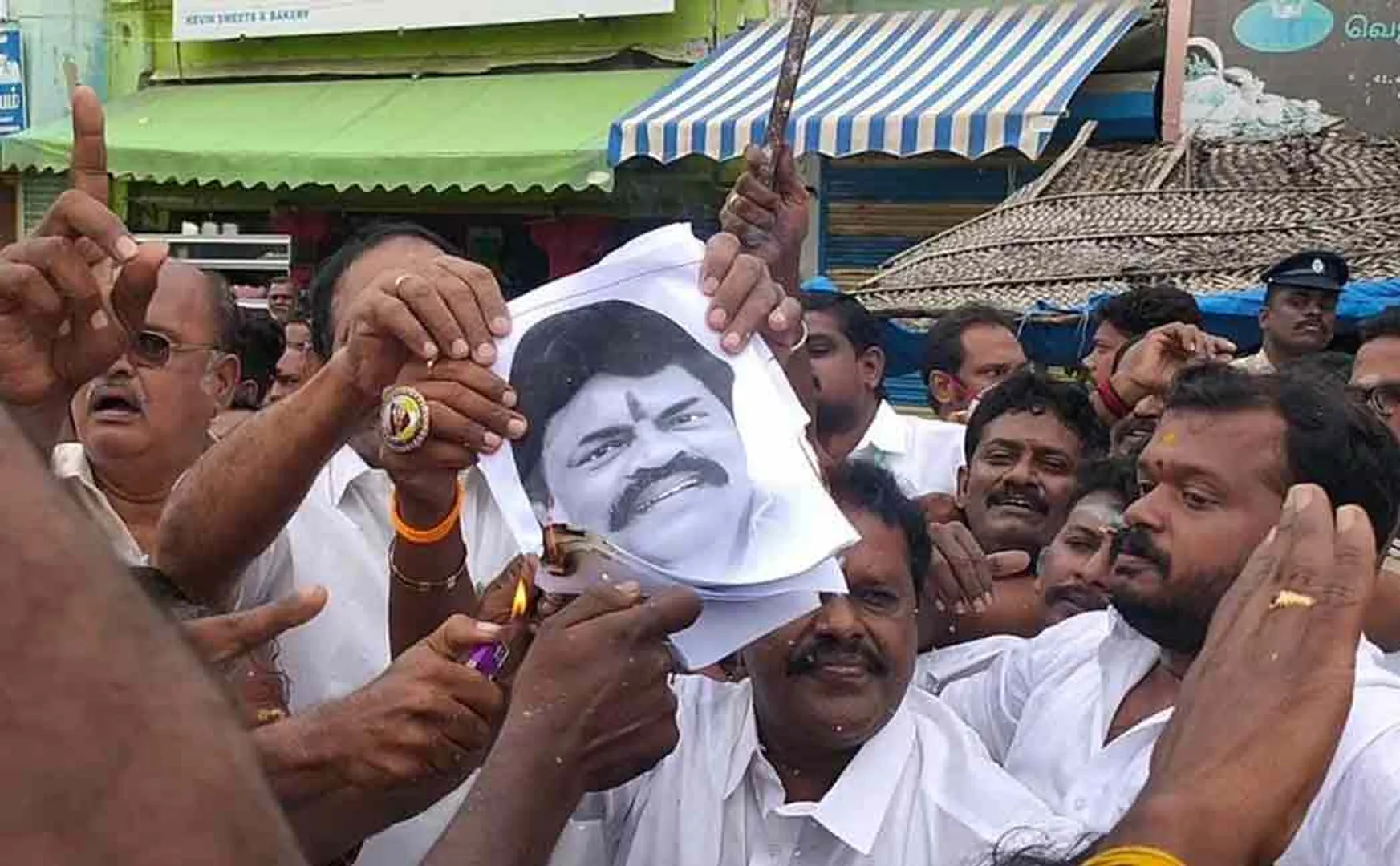 DMK ADMK controversy virudhunagar 