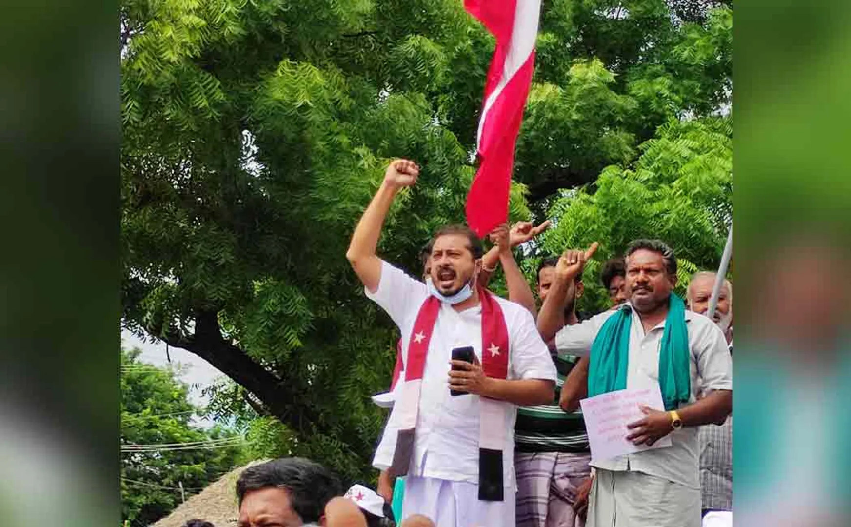 MJK support farmers in nagai
