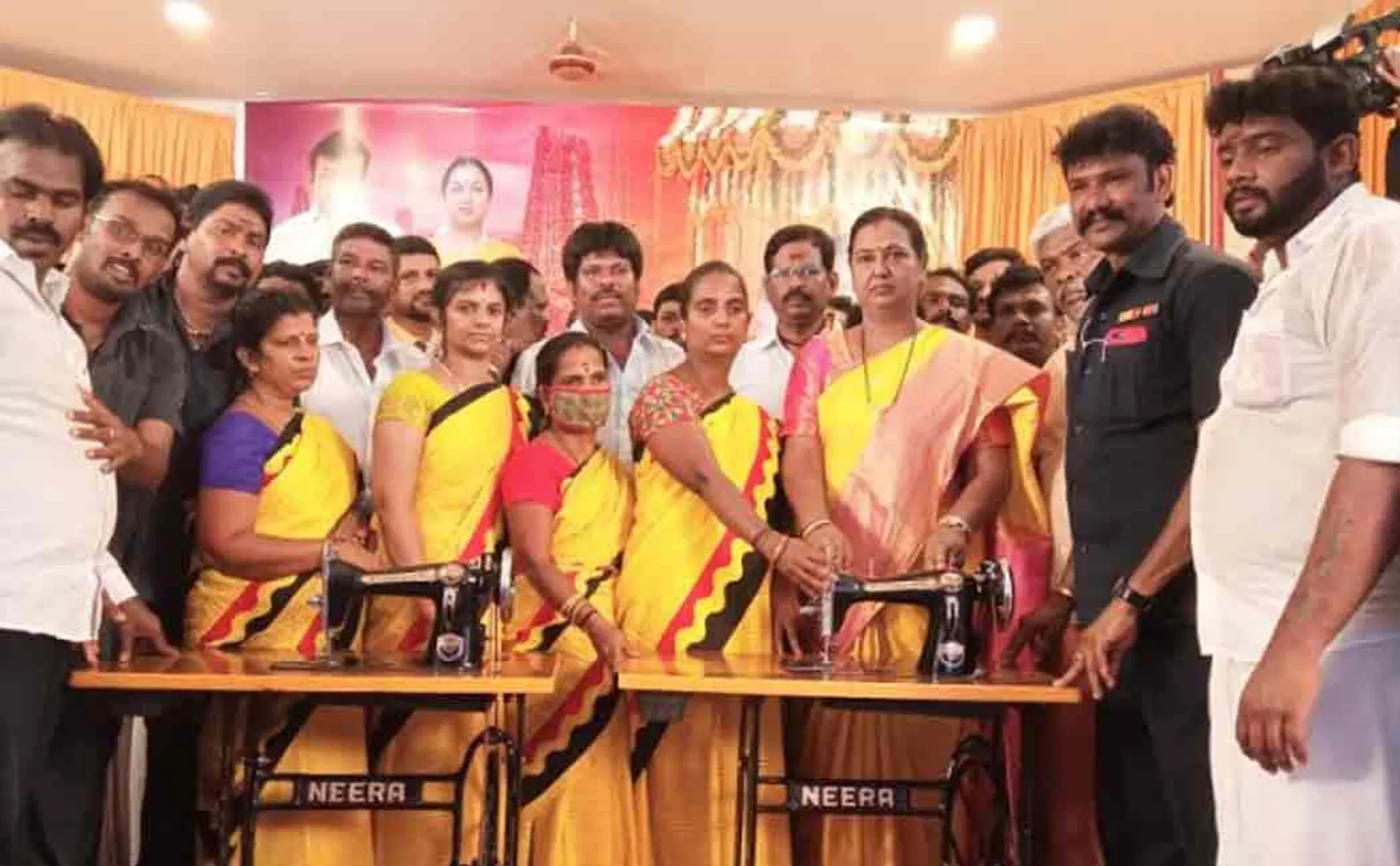 Premalatha vijayakanth press meet at theni 