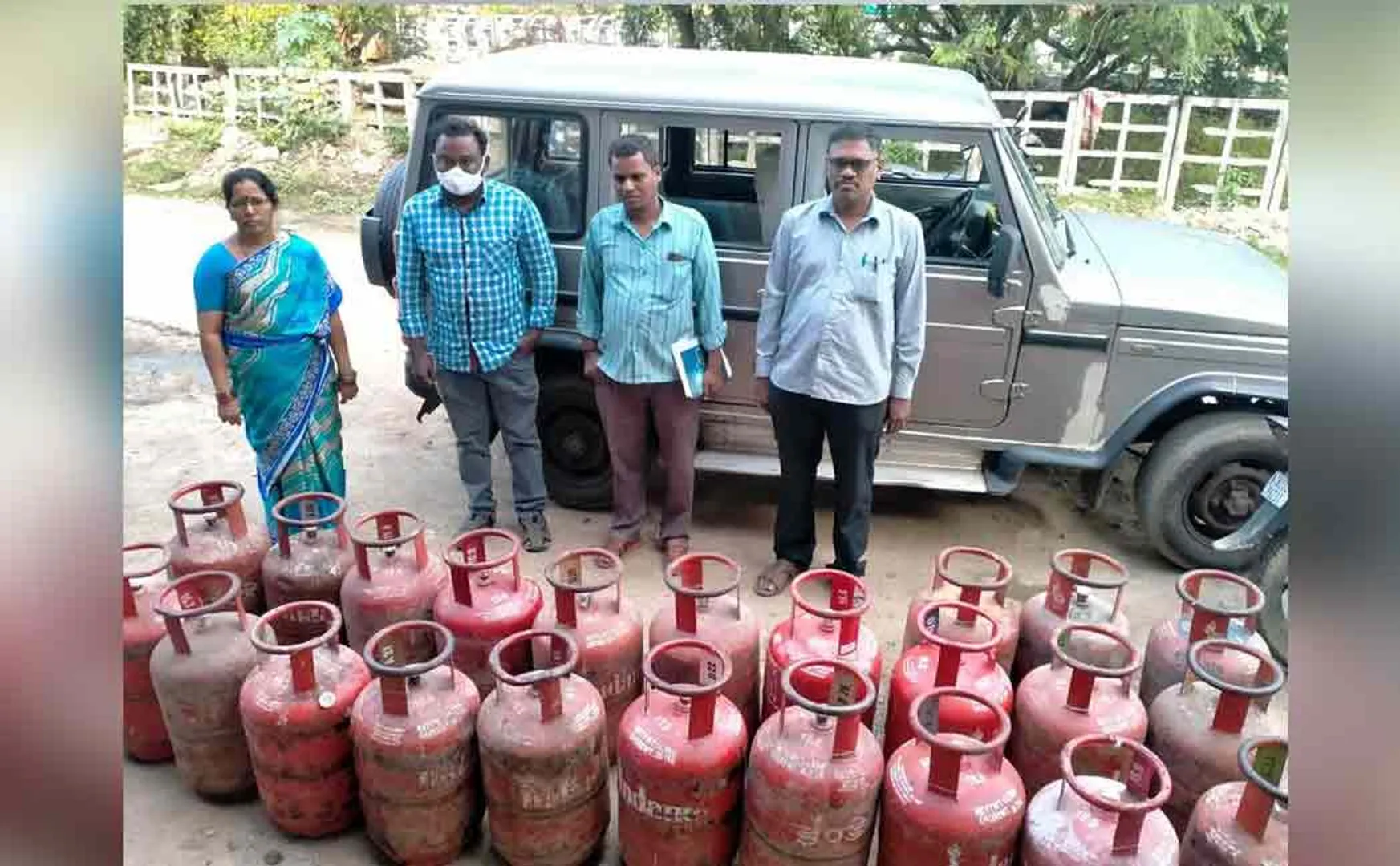 Home cylinders used in shops ... Case registered on 30 people ..!
