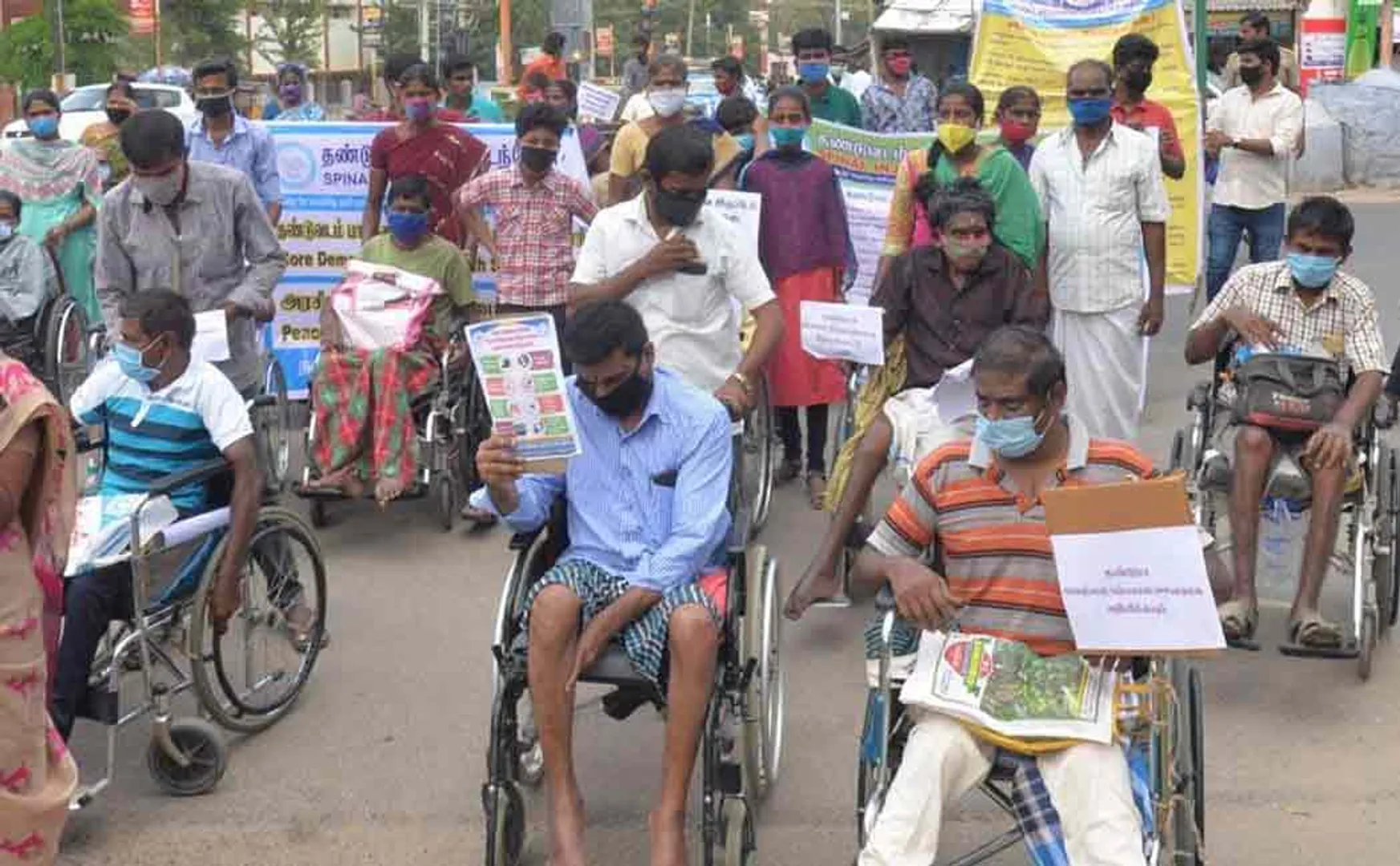Petition to the Collector of Persons with Disabilities emphasizing various demands.