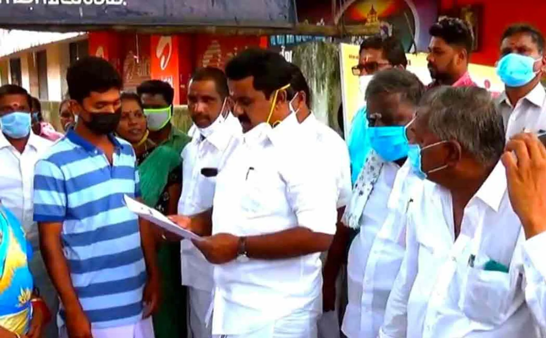 Minister kamaraj press meet at thiruvarur 