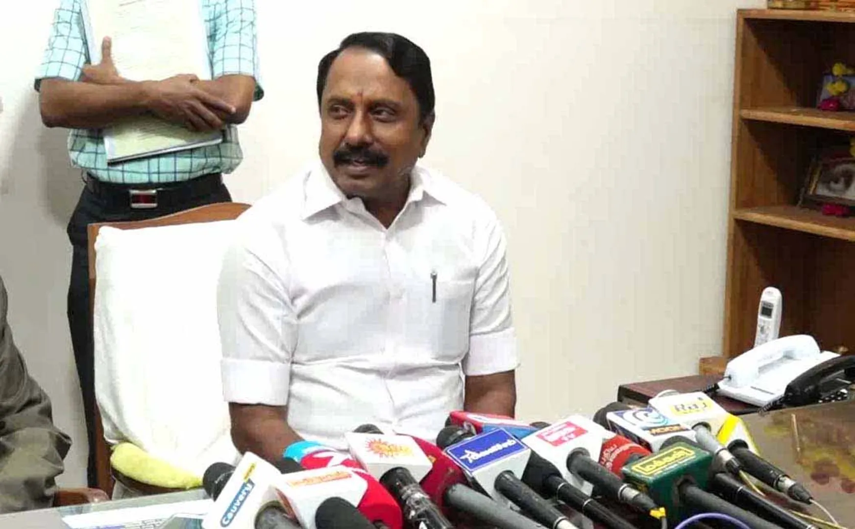 tamilnadu education minister press meet at erode 
