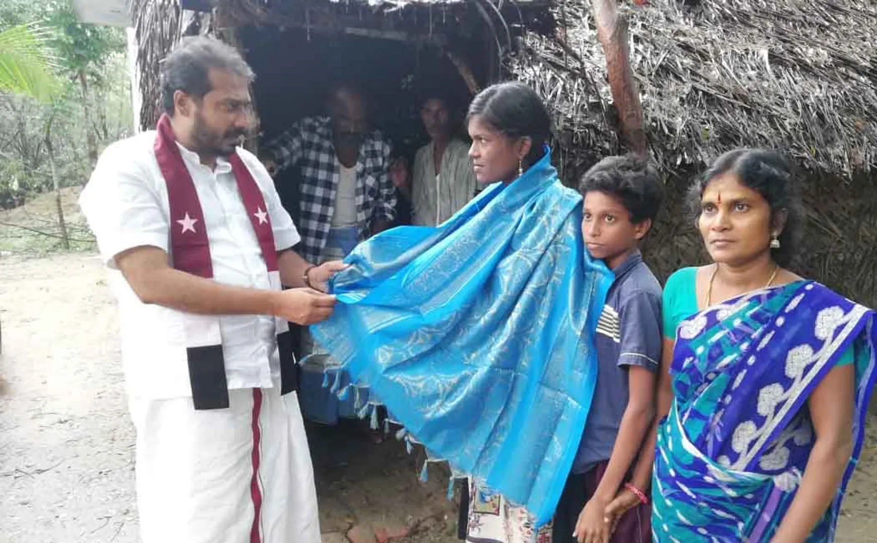  Tamimun Ansari congratulates government school student