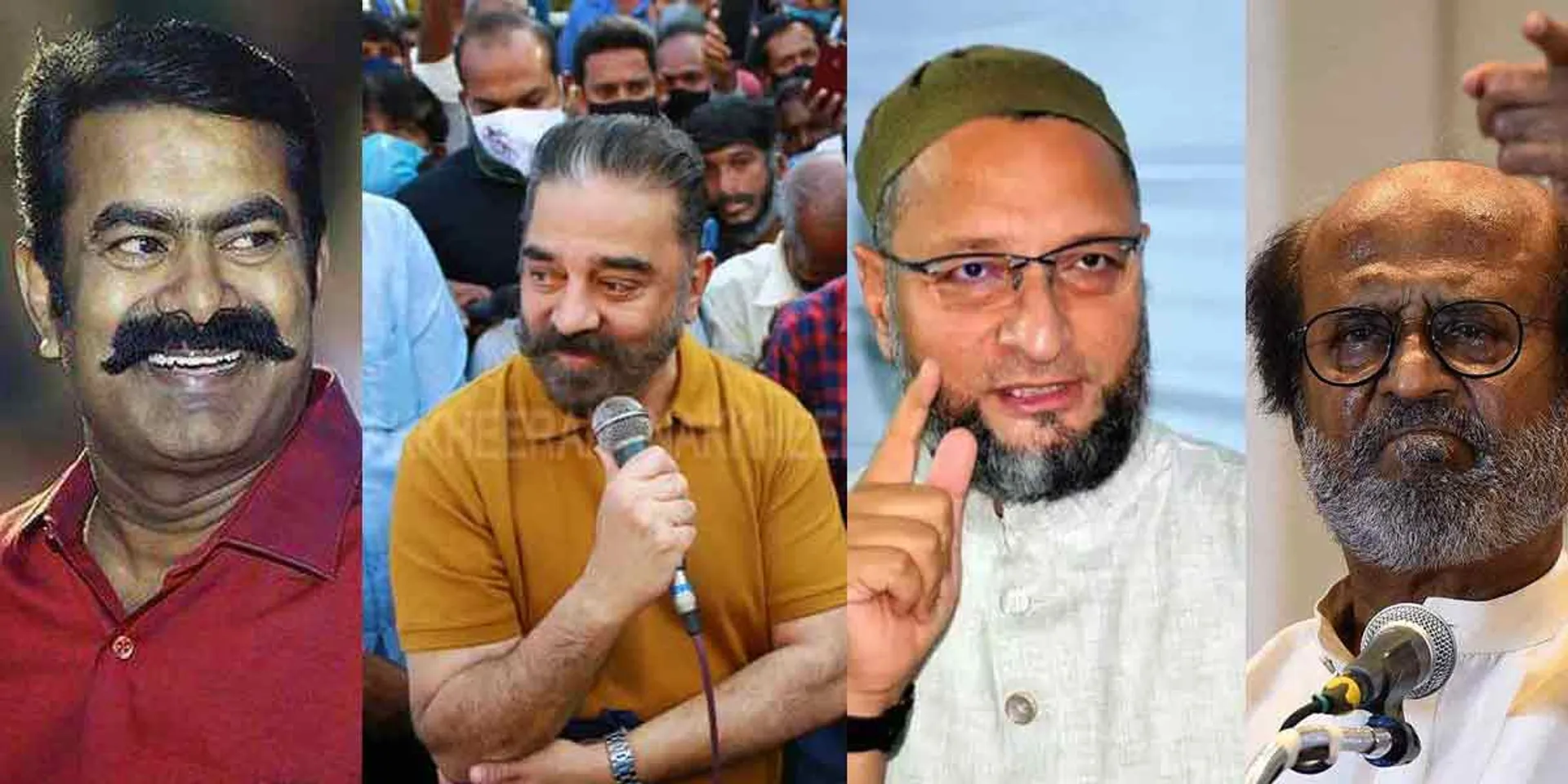  Team B together for direction to bring down DMK! -Rajni, Kamal, Seeman, Owaisi in suspicious controversy!