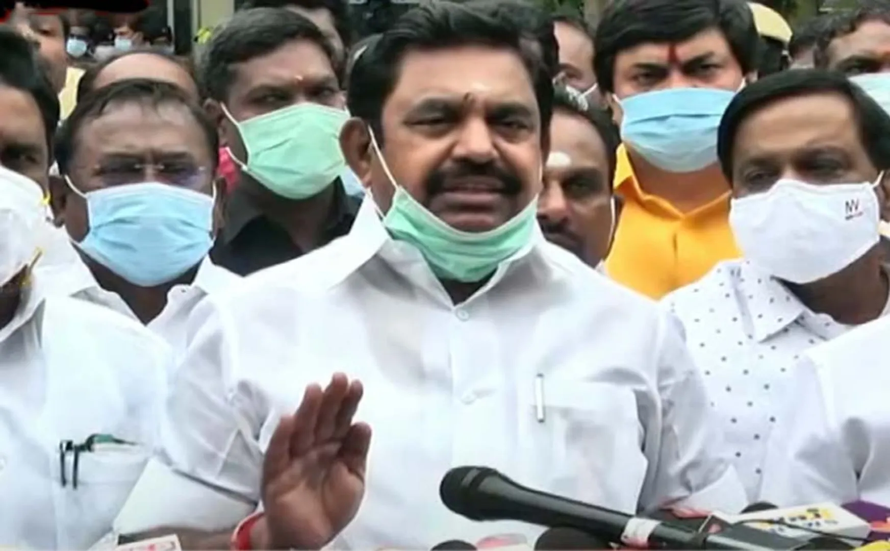 tamilnadu cm press meet at thoothukudi airport 