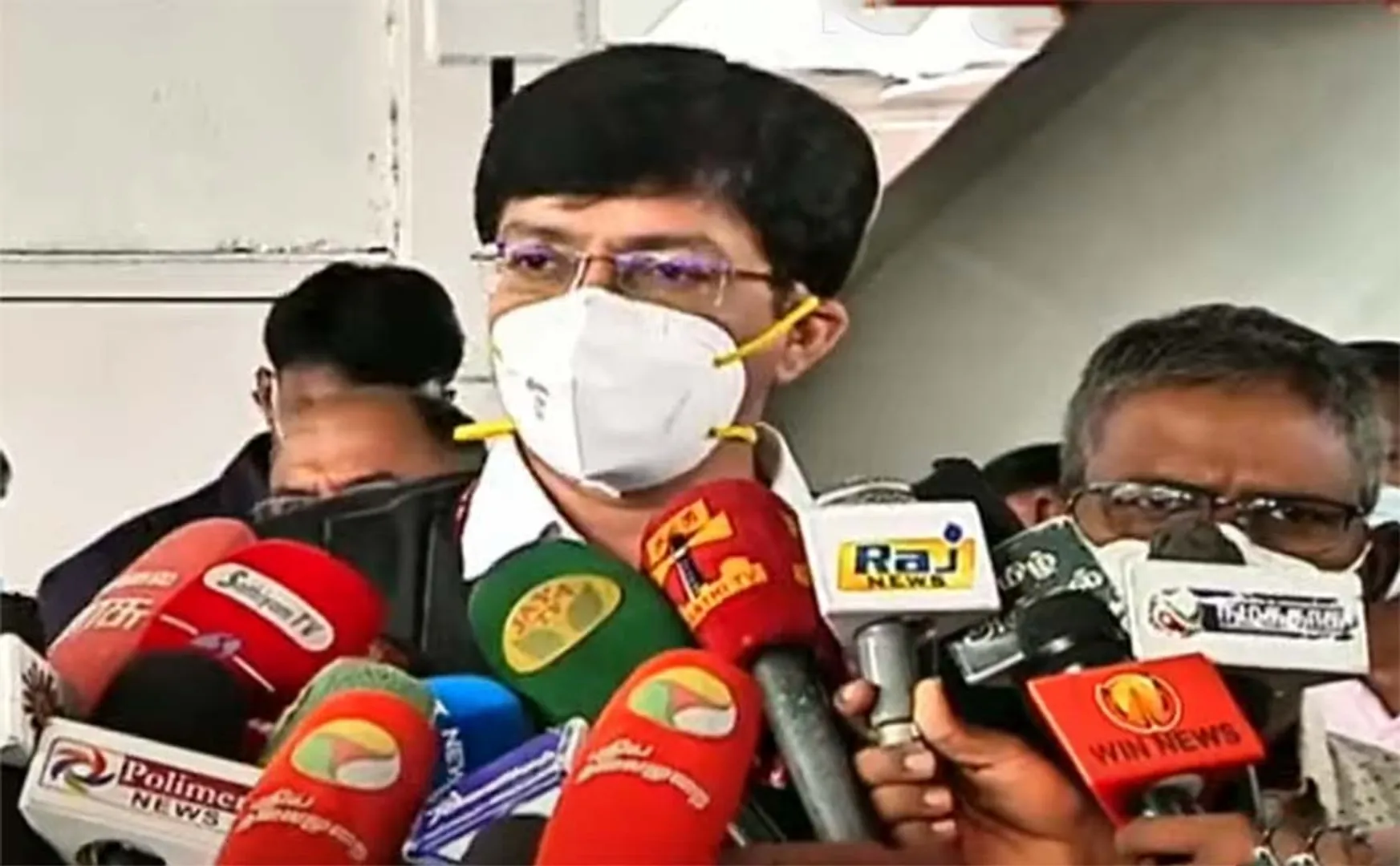 coronavirus prevention chennai airport health secretary press meet 