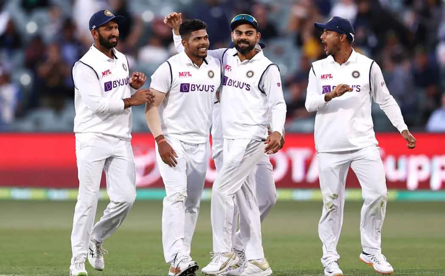 india vs australia 2nd test match bcci announced 